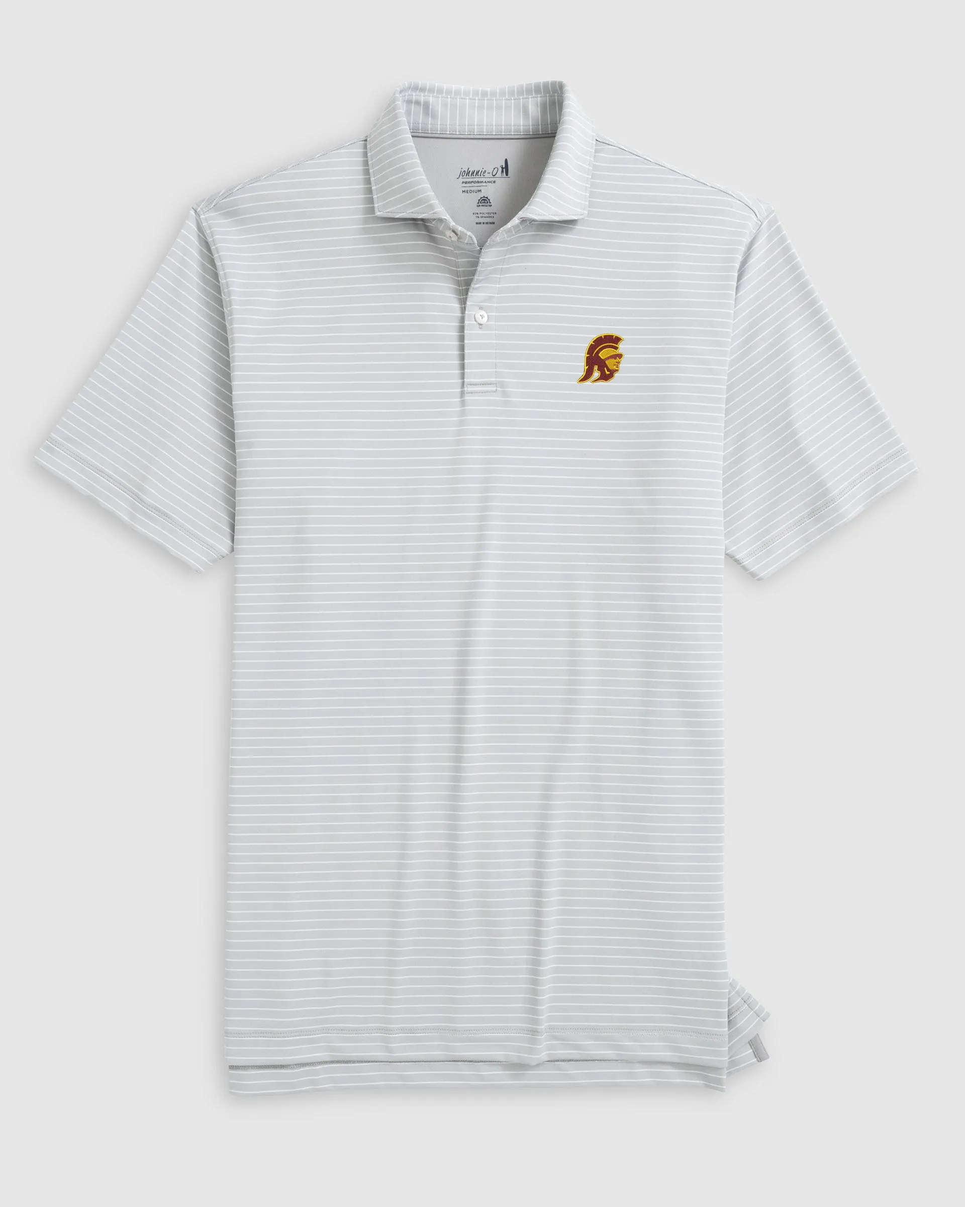 Southern California Beau Striped Performance Jersey Polo - Trojan Logo sold by Johnnie-O product image thumbnail 3