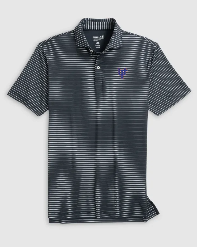 Florida Beau Striped Performance Jersey Polo - Vault Logo sold by Johnnie-O