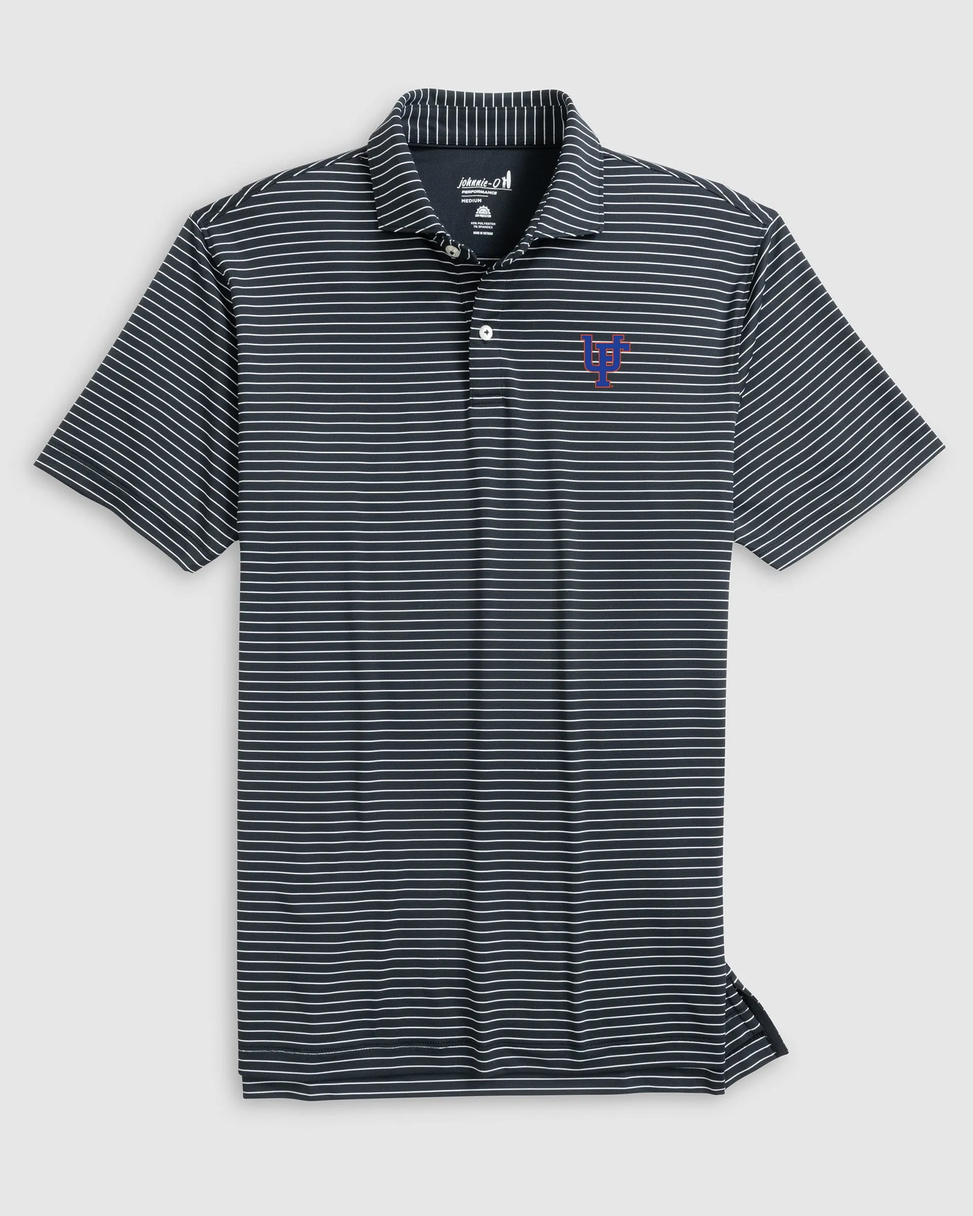 Florida Beau Striped Performance Jersey Polo - Vault Logo sold by Johnnie-O