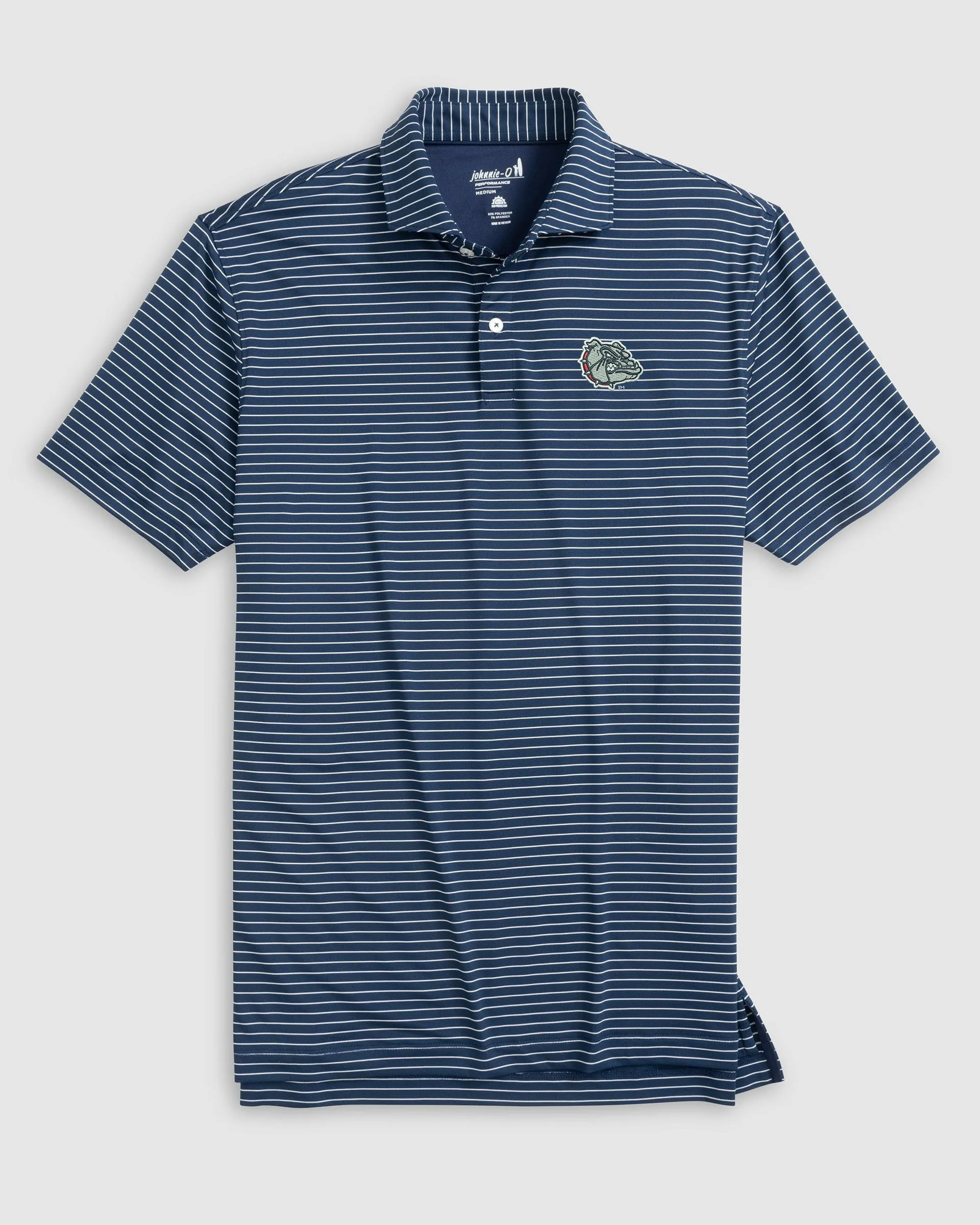 Gonzaga Beau Striped Performance Jersey Polo sold by Johnnie-O product image thumbnail 2