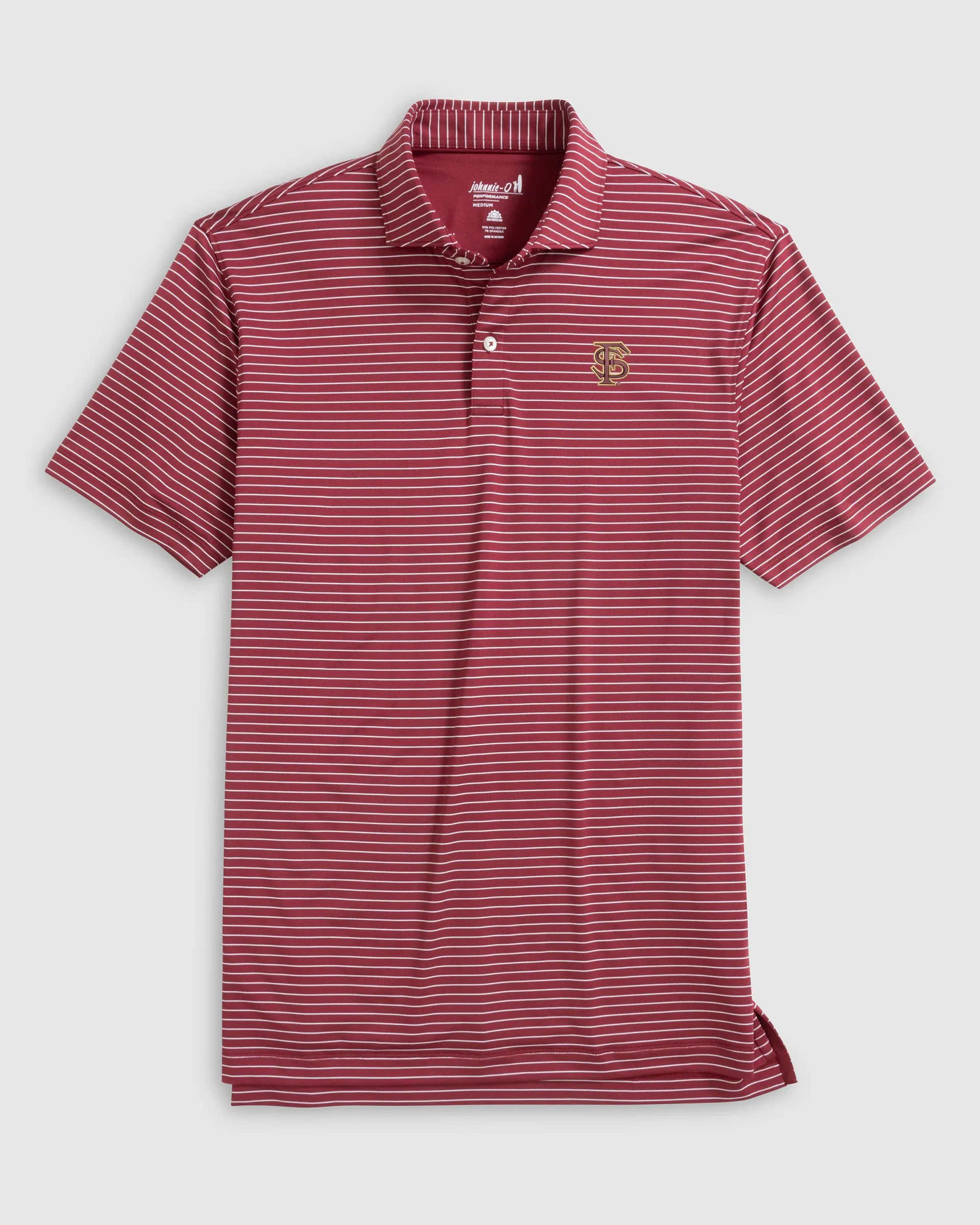 Florida State Beau Striped Performance Jersey Polo - Baseball Logo sold by Johnnie-O product image thumbnail 2