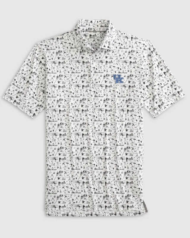 Kentucky Ballpark Printed Performance Jersey Polo sold by Johnnie-O