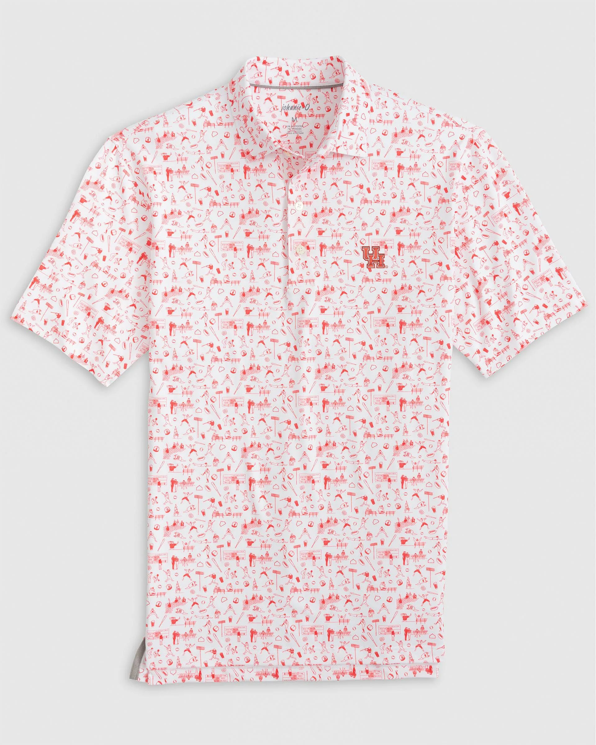 Houston Ballpark Printed Performance Jersey Polo sold by Johnnie-O