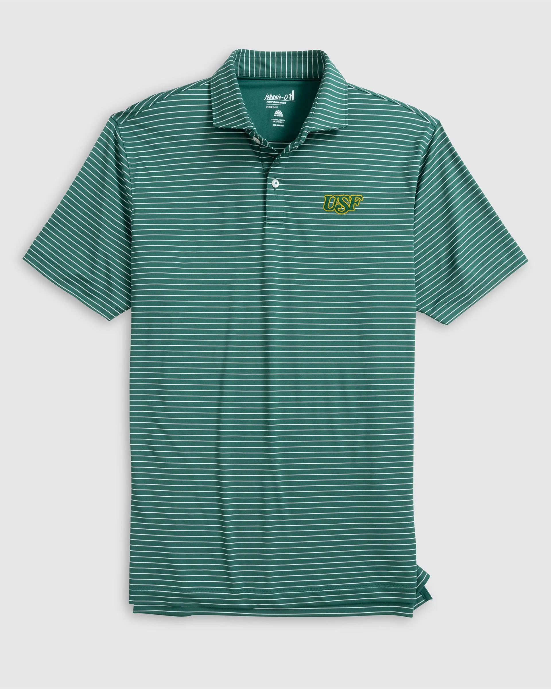 South Florida Beau Striped Performance Jersey Polo - Vault Logo sold by Johnnie-O product image thumbnail 2