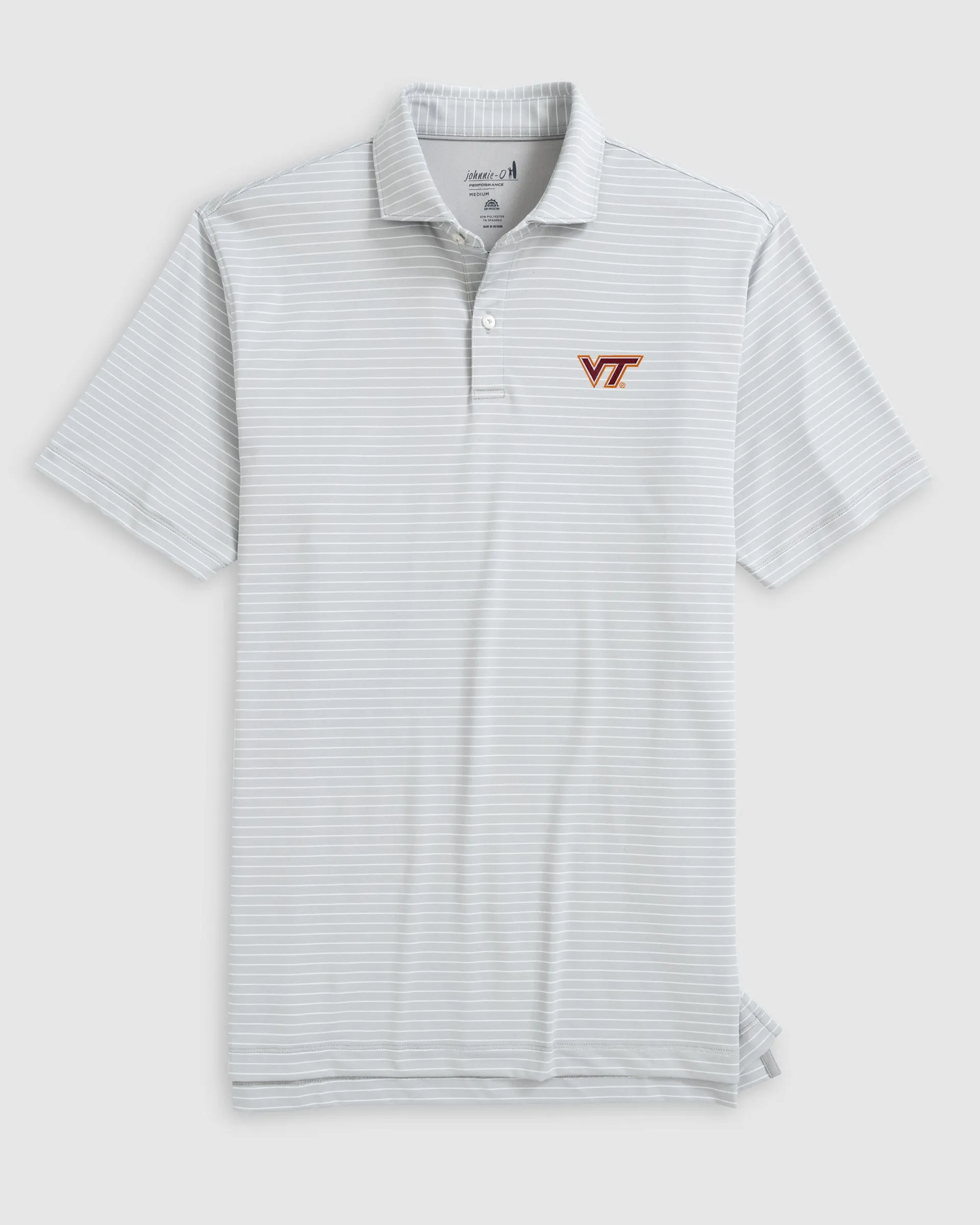 Virginia Tech Beau Striped Performance Jersey Polo sold by Johnnie-O product image thumbnail 4