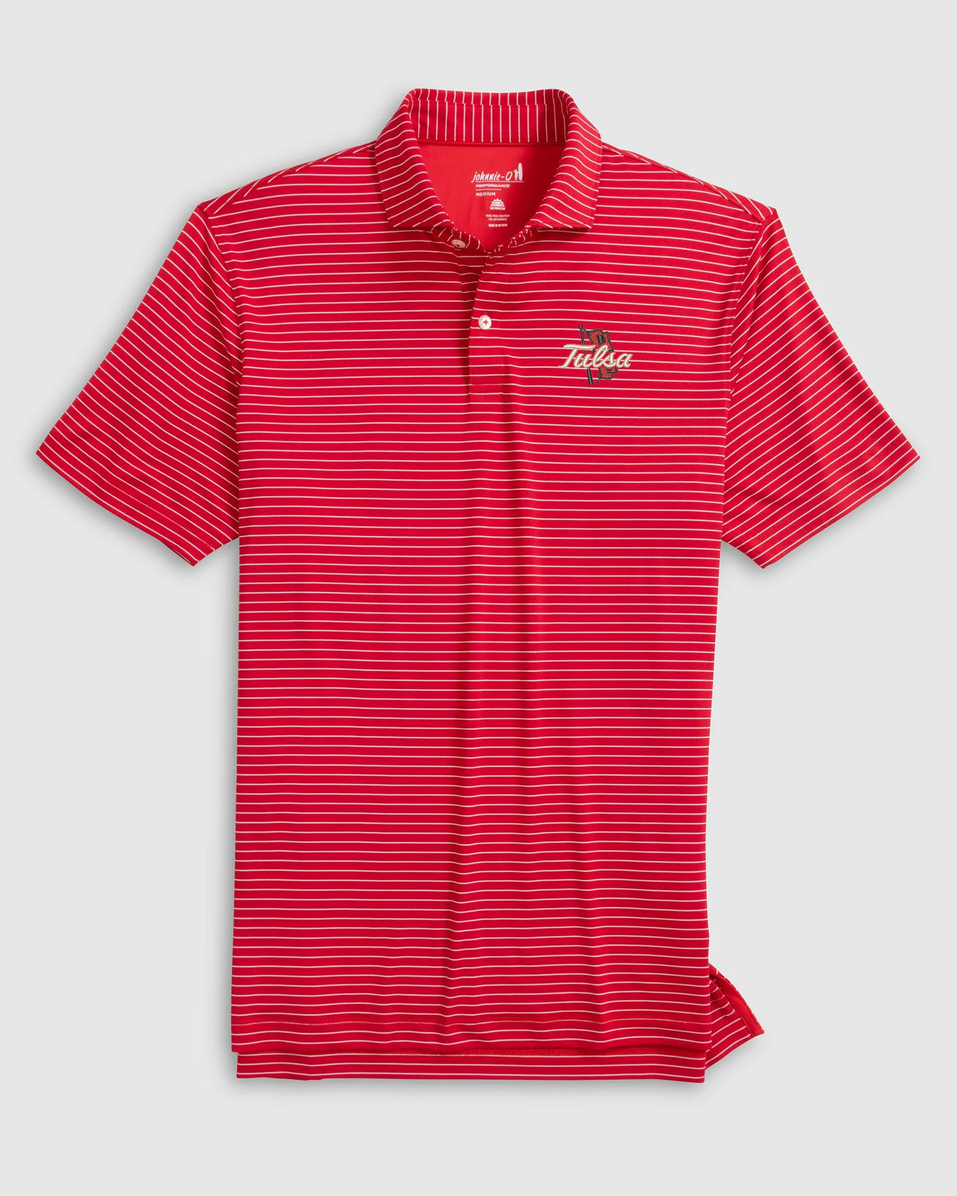 Tulsa Beau Striped Performance Jersey Polo sold by Johnnie-O product image thumbnail 2