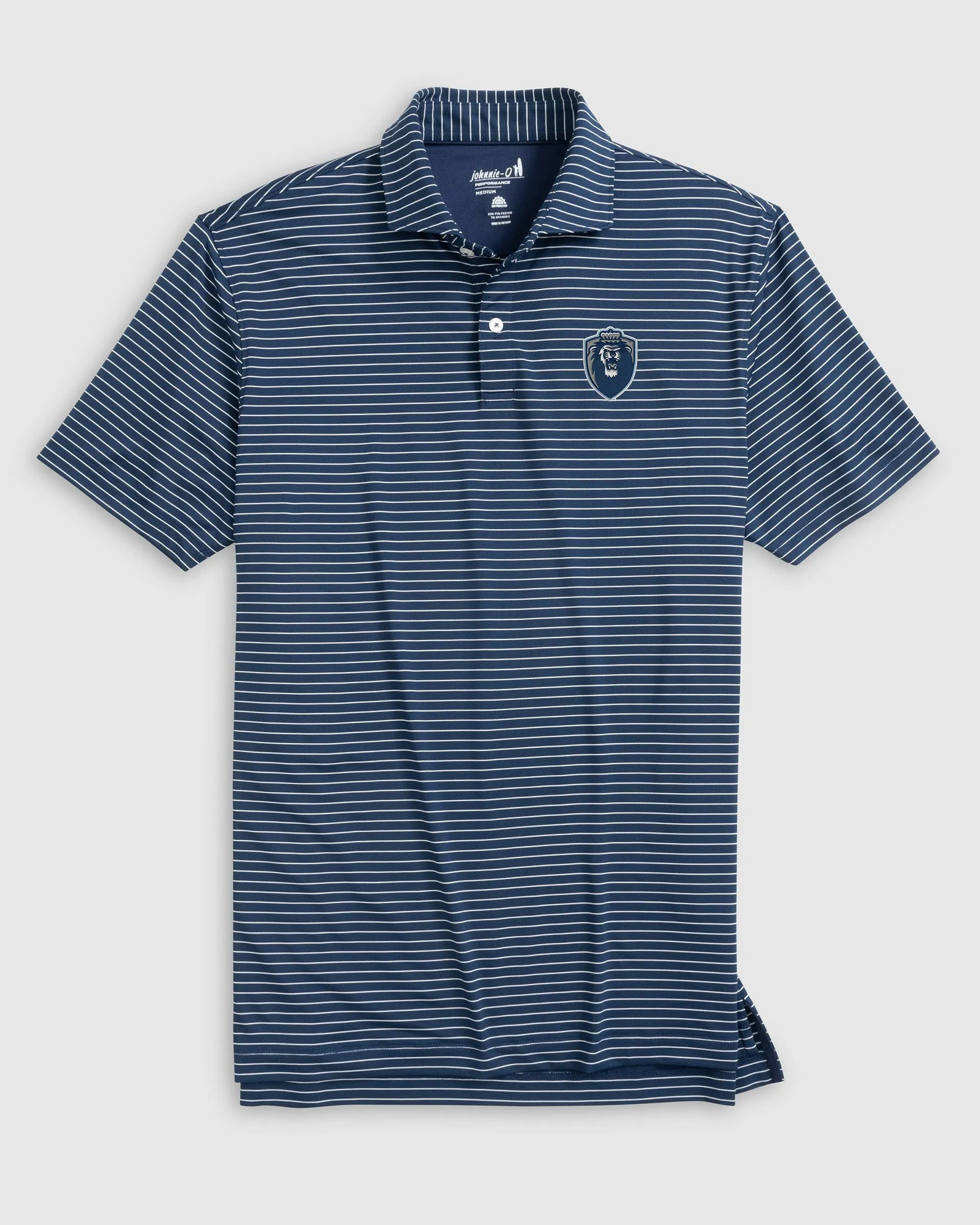 Old Dominion Beau Striped Performance Jersey Polo - Big Blue Logo sold by Johnnie-O product image thumbnail 2