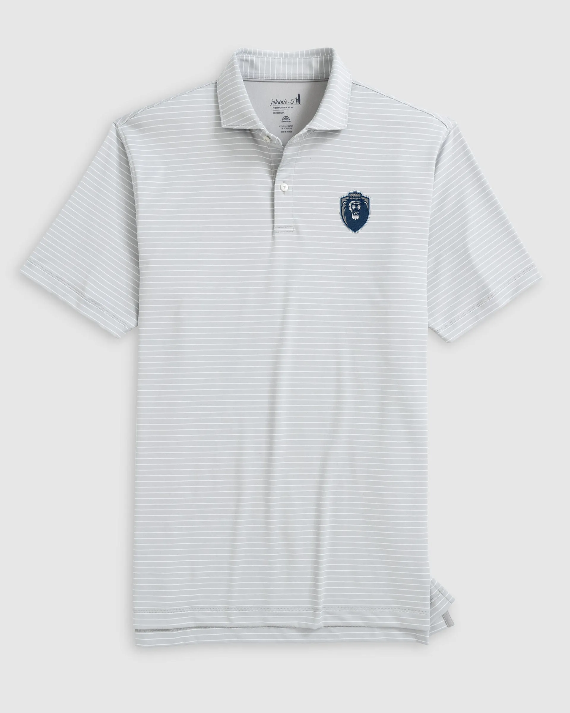 Old Dominion Beau Striped Performance Jersey Polo - Big Blue Logo sold by Johnnie-O product image thumbnail 3