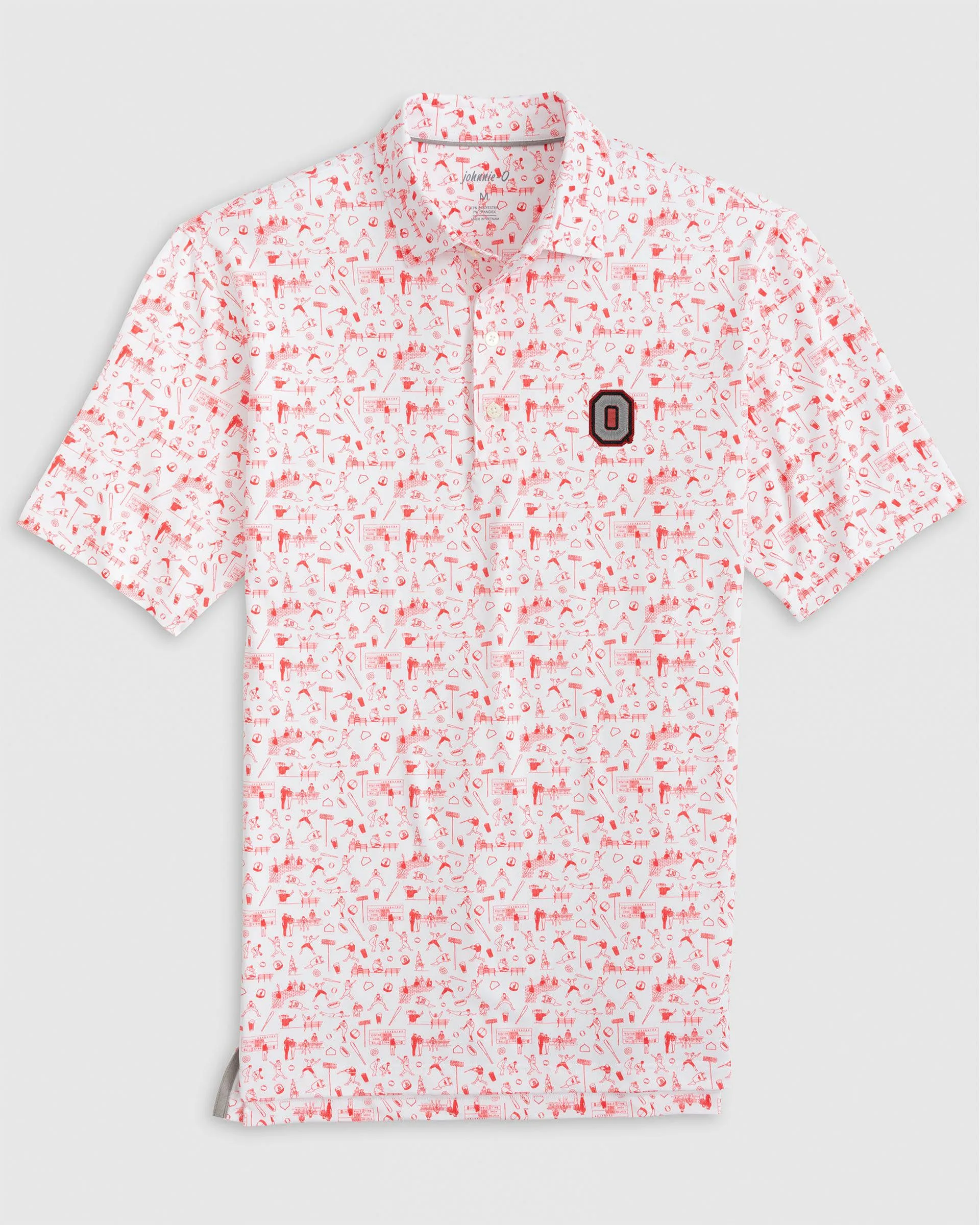 Ohio Ballpark Printed Performance Jersey Polo - O Logo sold by Johnnie-O product image thumbnail 2