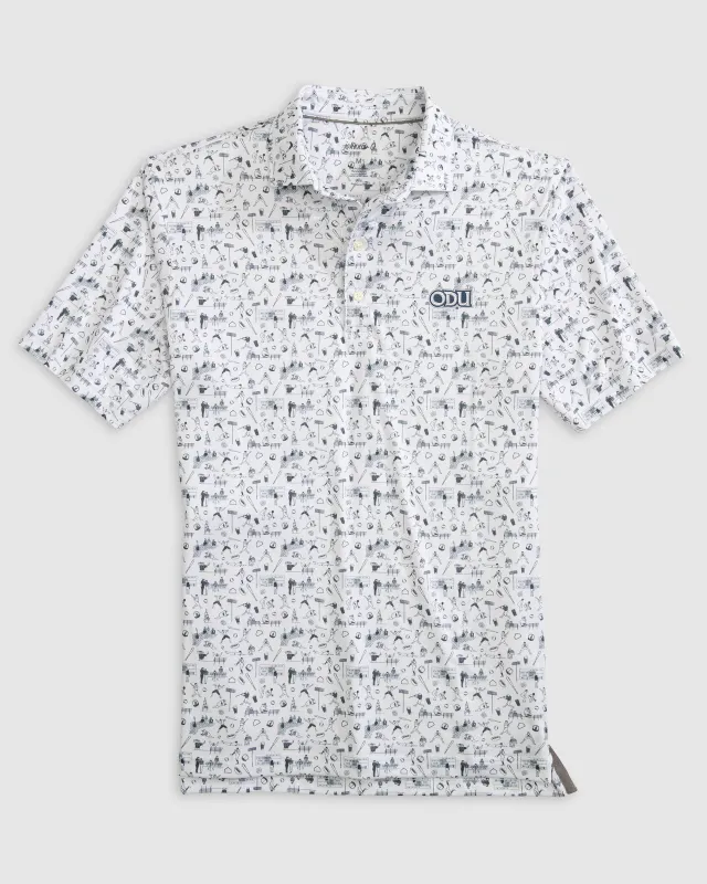 Old Dominion Ballpark Printed Performance Jersey Polo sold by Johnnie-O