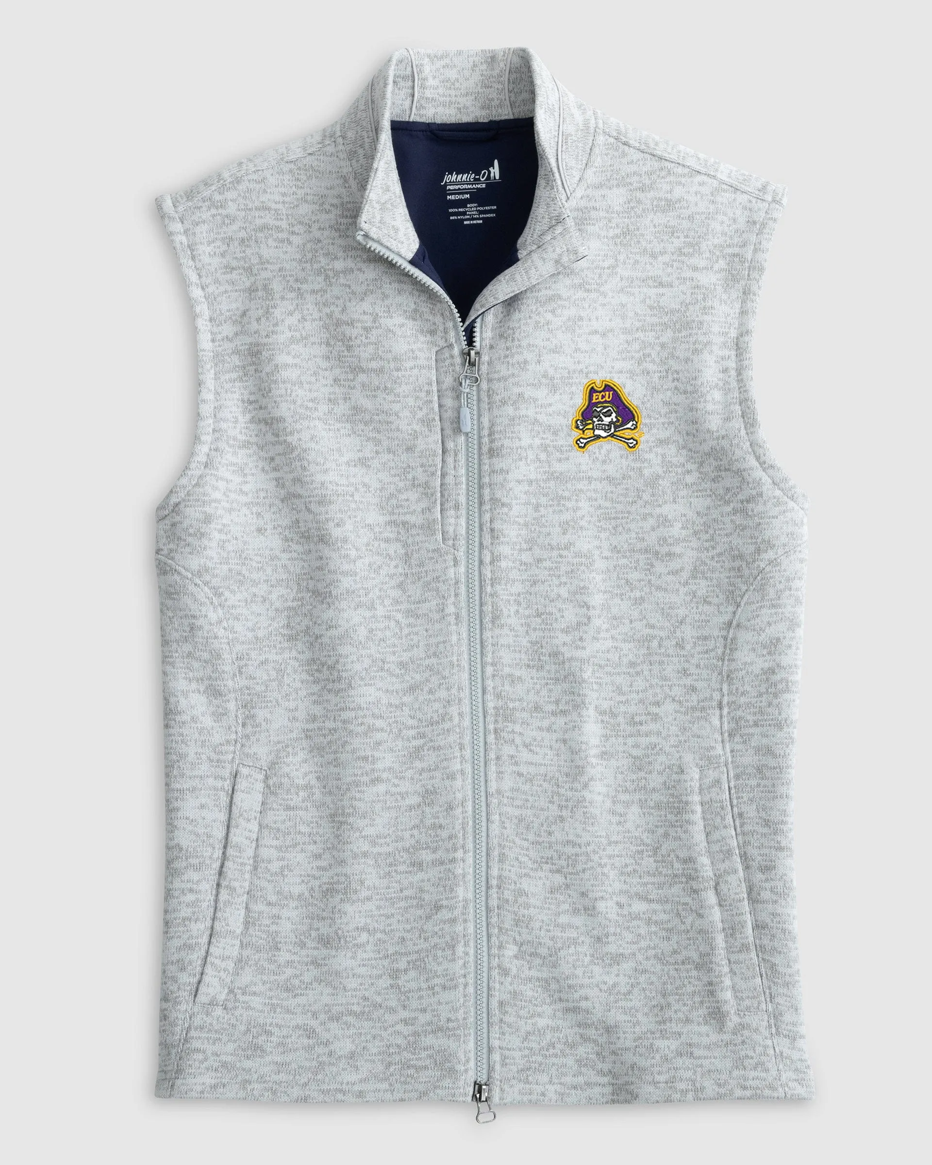 East Carolina Denalis Performance Fleece Vest sold by Johnnie-O product image thumbnail 2