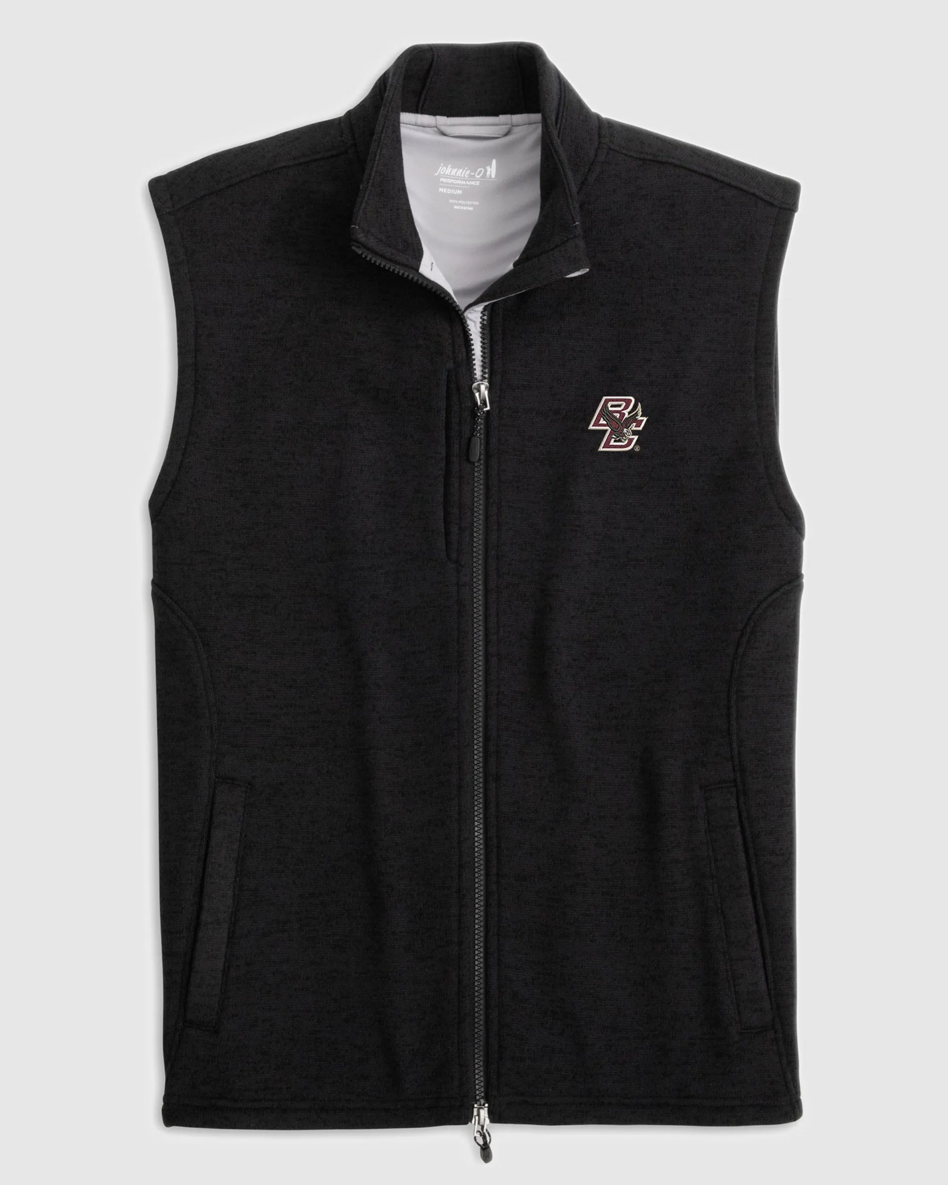 Boston College Denalis Performance Fleece Vest sold by Johnnie-O