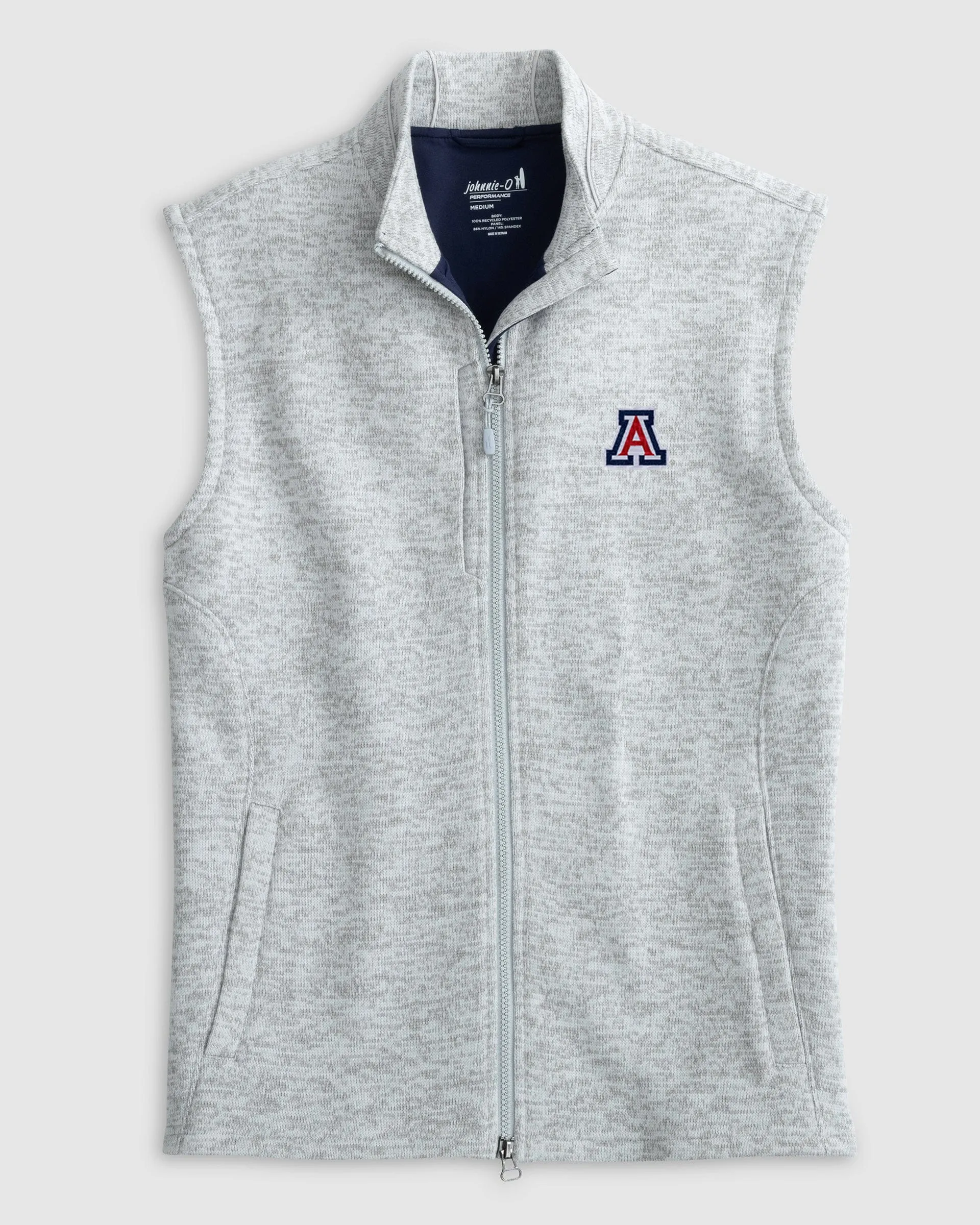 Arizona Denalis Performance Fleece Vest sold by Johnnie-O