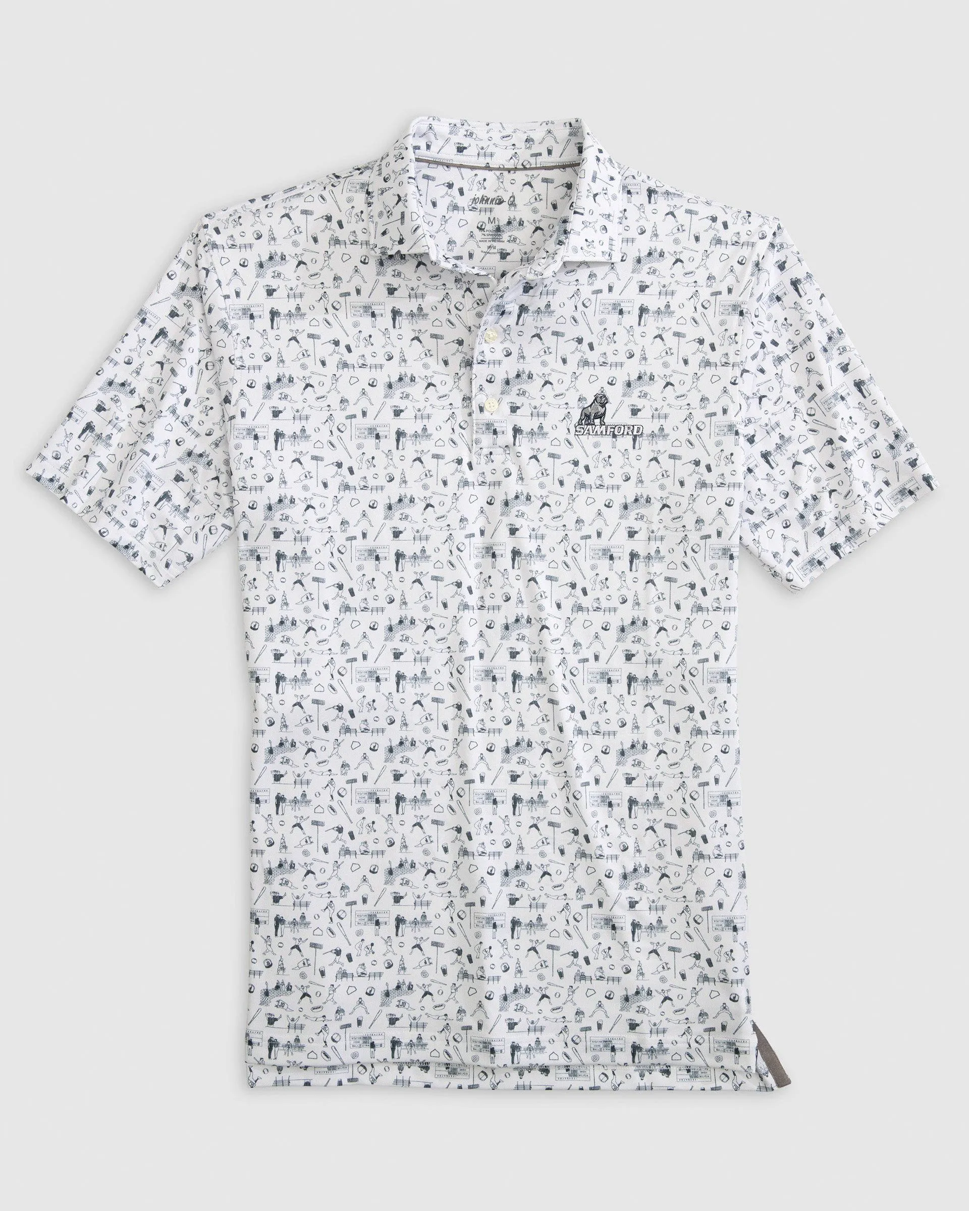 Samford Ballpark Printed Performance Jersey Polo sold by Johnnie-O product image thumbnail 2