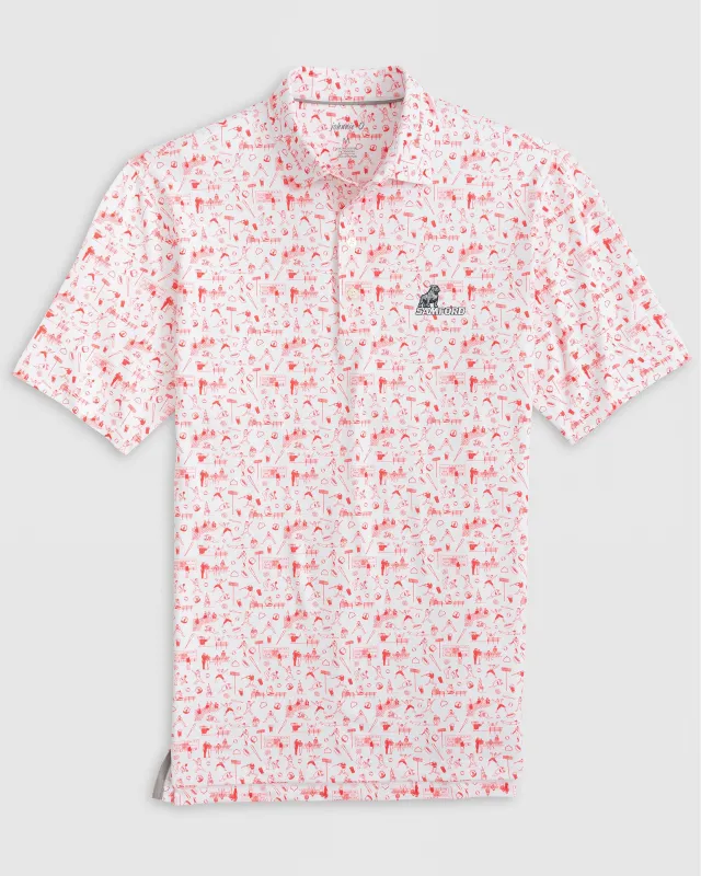 Samford Ballpark Printed Performance Jersey Polo sold by Johnnie-O