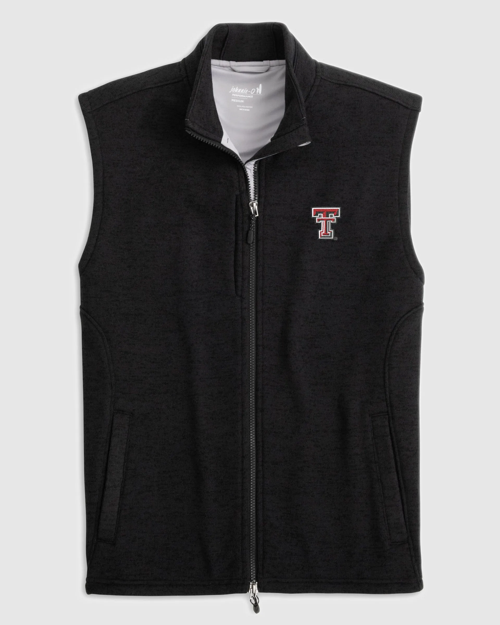 Texas Tech Denalis Performance Fleece Vest sold by Johnnie-O