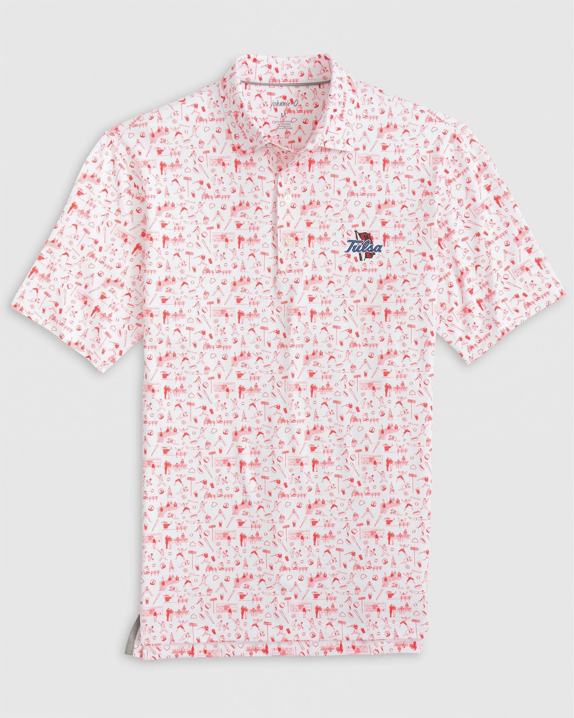 Tulsa Ballpark Printed Performance Jersey Polo sold by Johnnie-O product image thumbnail 2