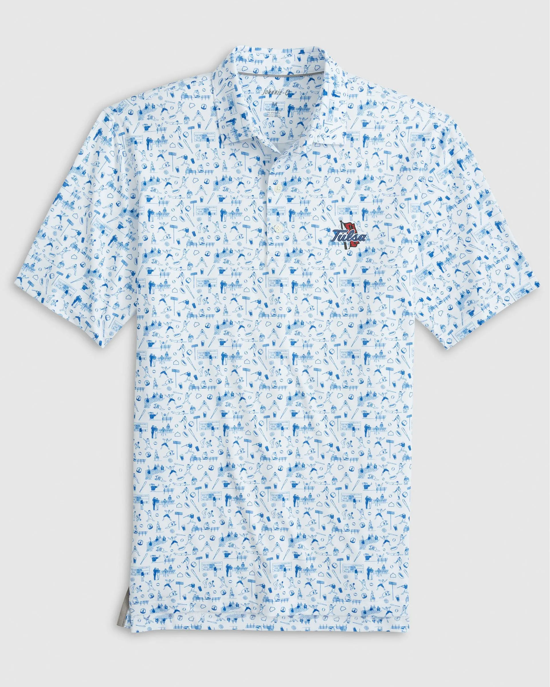 Tulsa Ballpark Printed Performance Jersey Polo sold by Johnnie-O product image thumbnail 3
