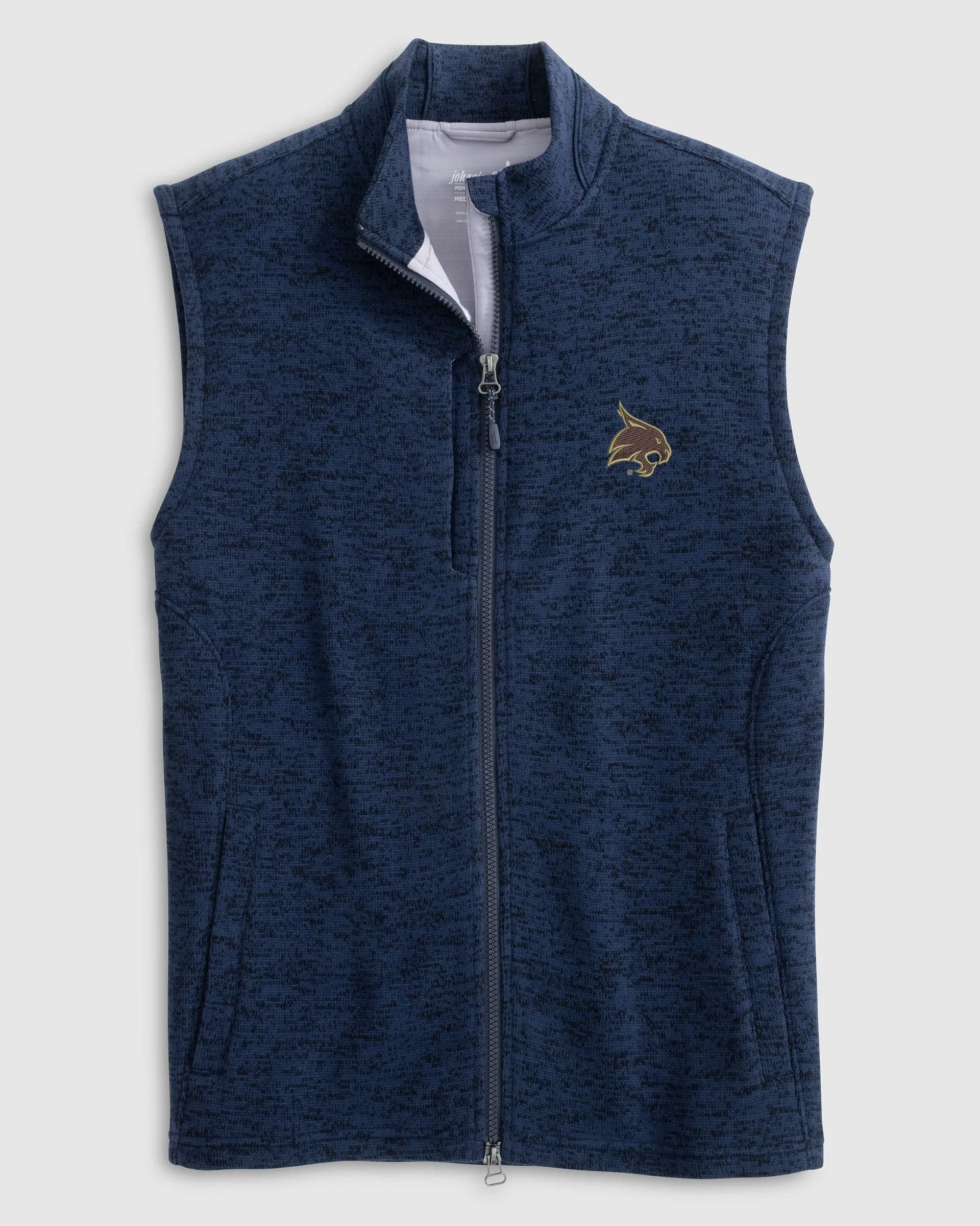 Texas State Denalis Performance Fleece Vest sold by Johnnie-O product image thumbnail 3