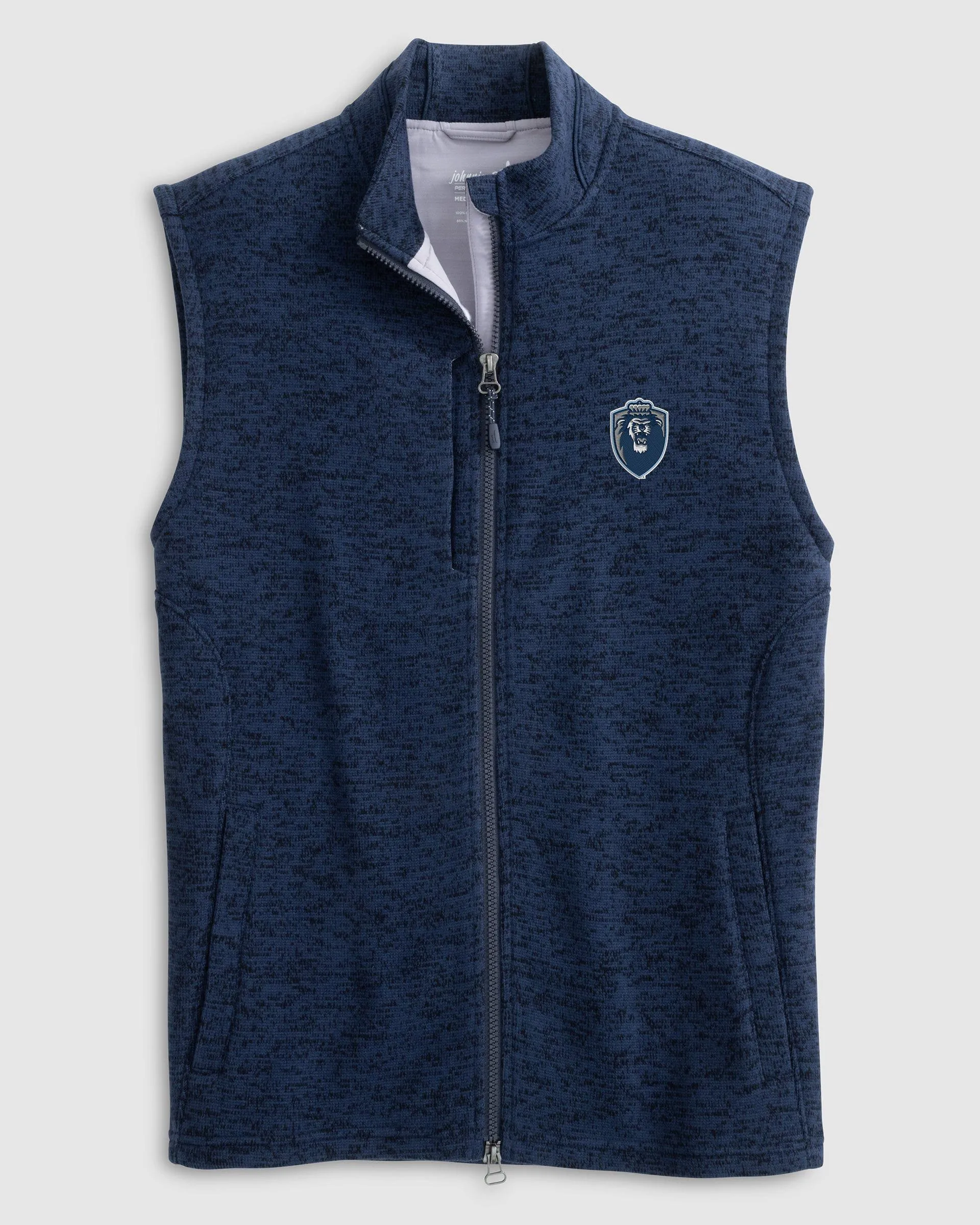 Old Dominion Denalis Performance Fleece Vest - Big Blue Logo sold by Johnnie-O