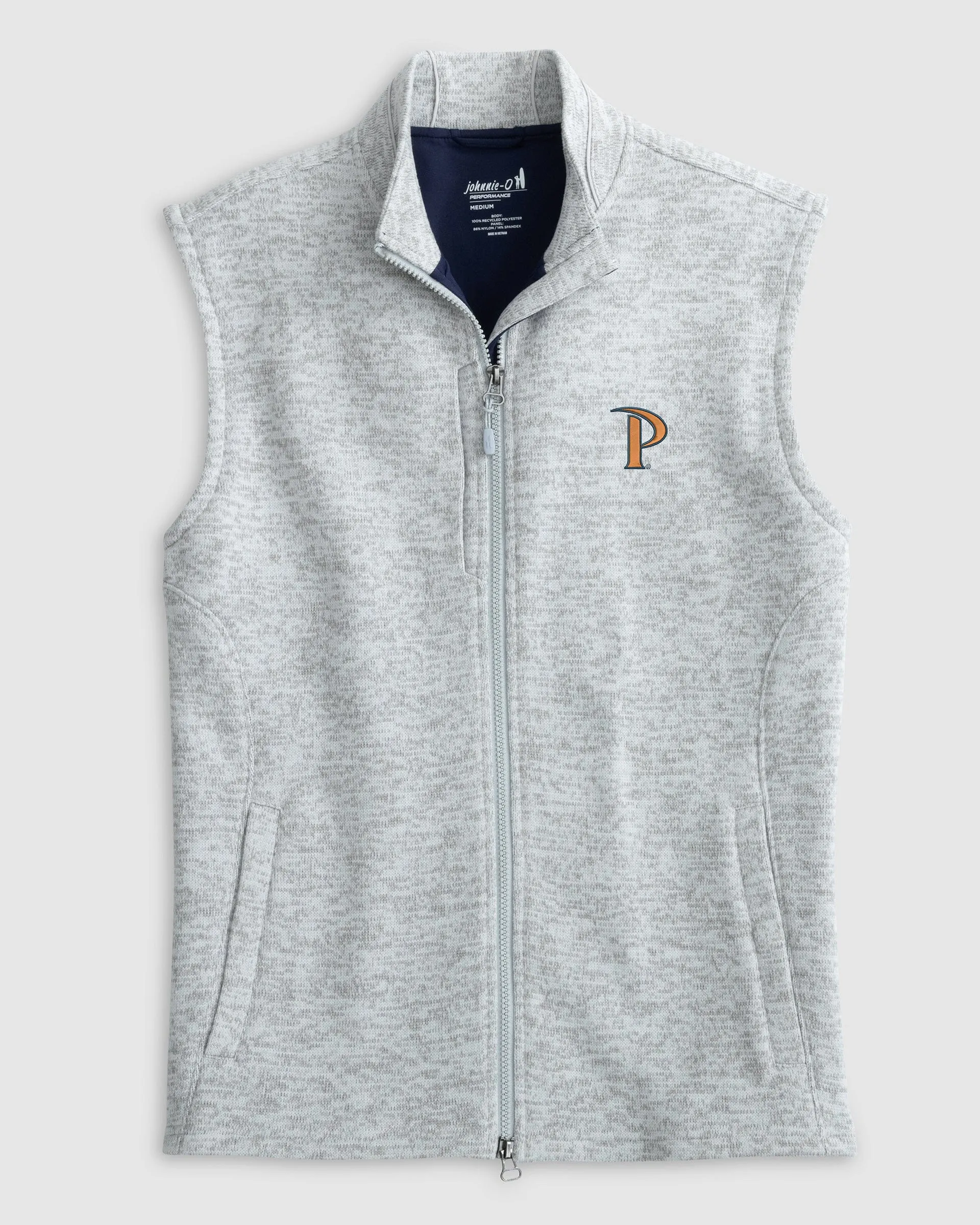 Pepperdine Denalis Performance Fleece Vest sold by Johnnie-O