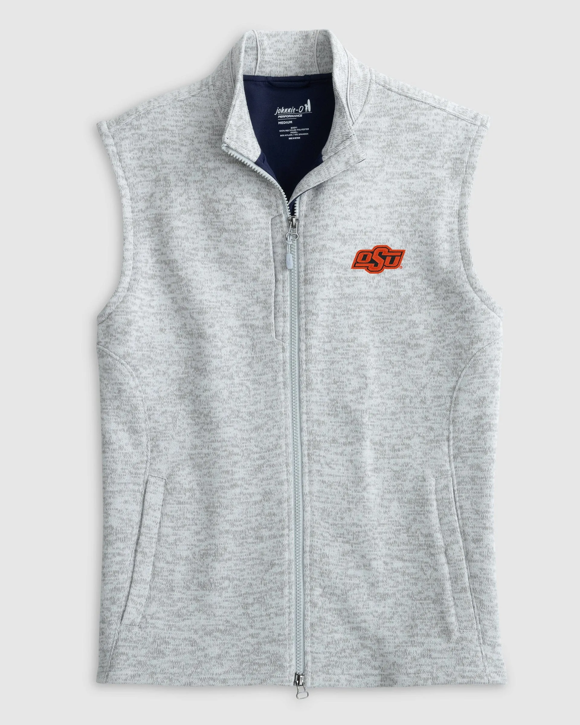 Oklahoma State Denalis Performance Fleece Vest sold by Johnnie-O product image thumbnail 2
