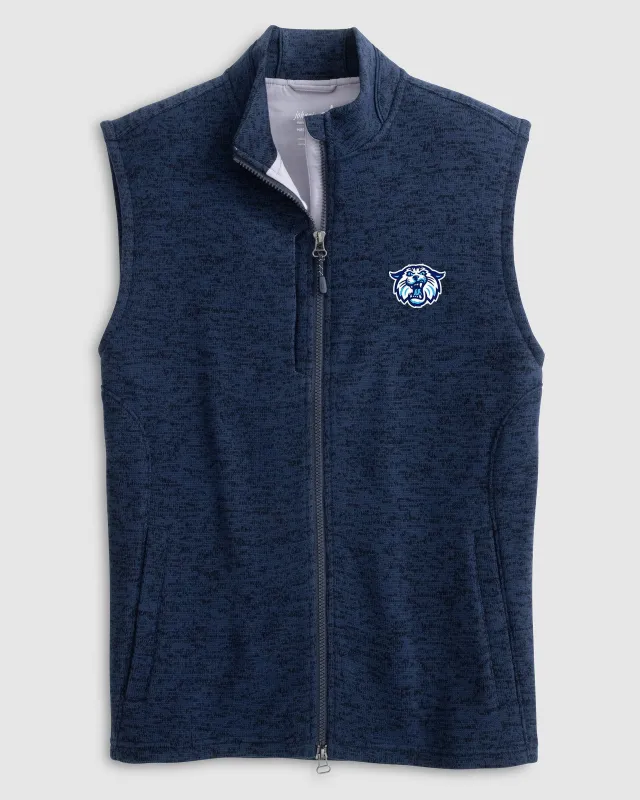 Villanova Denalis Performance Fleece Vest - Wildcat Logo sold by Johnnie-O