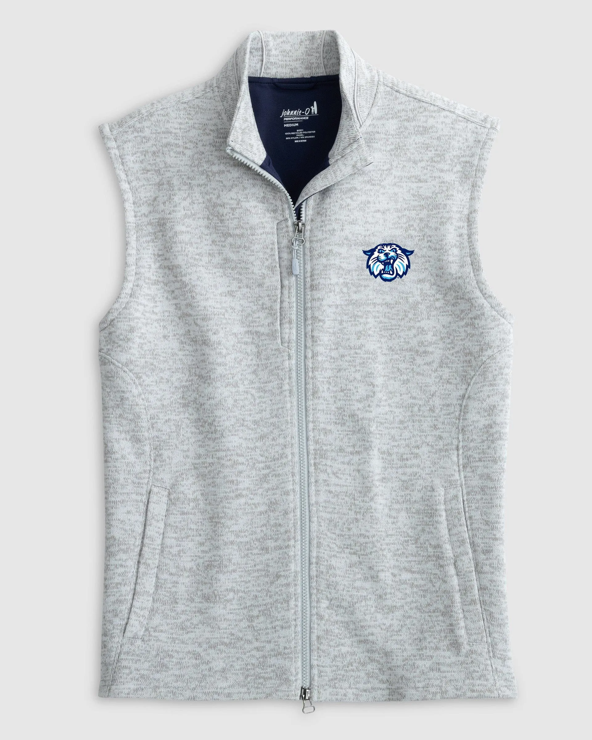 Villanova Denalis Performance Fleece Vest - Wildcat Logo sold by Johnnie-O product image thumbnail 2