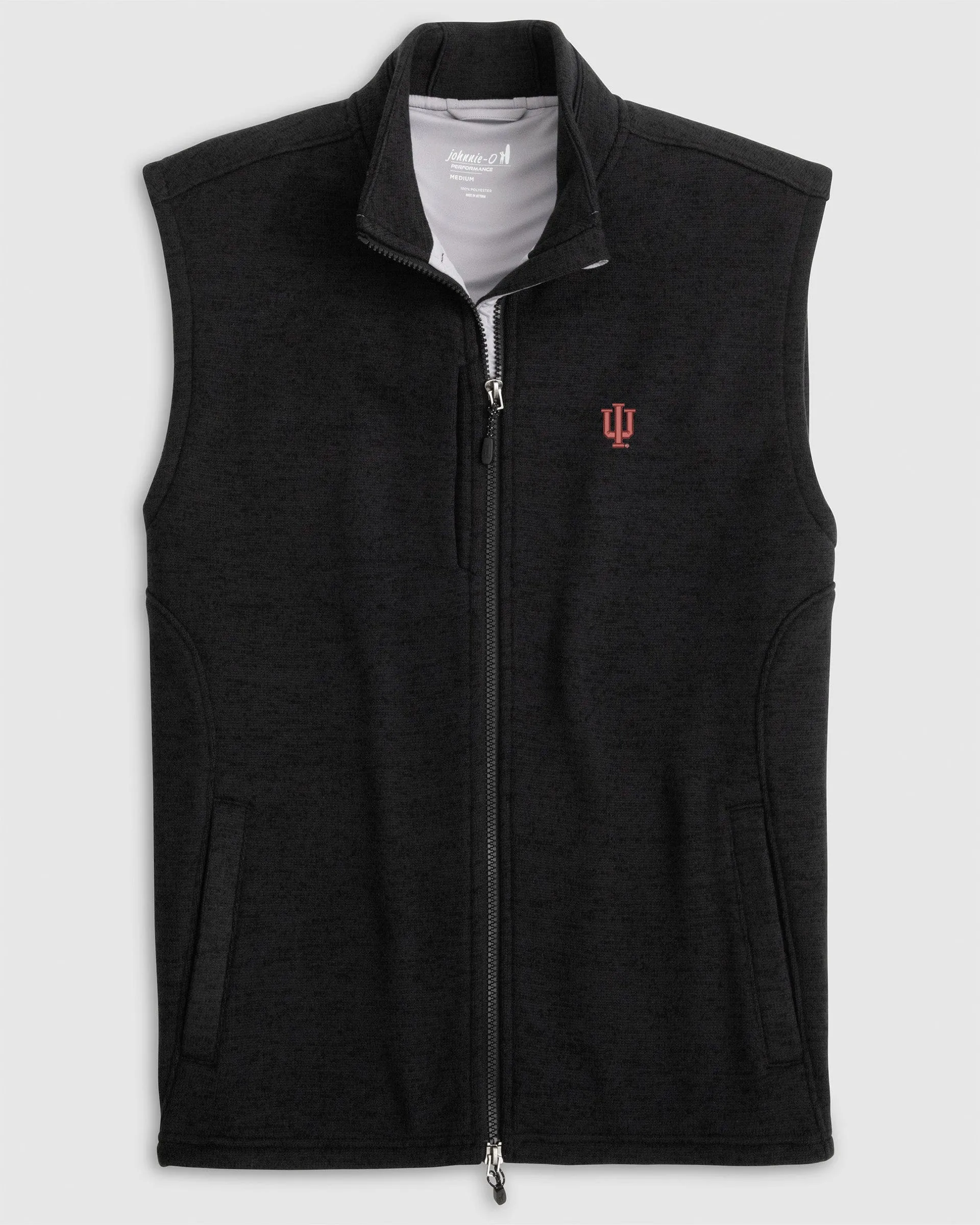 Indiana Denalis Performance Fleece Vest sold by Johnnie-O