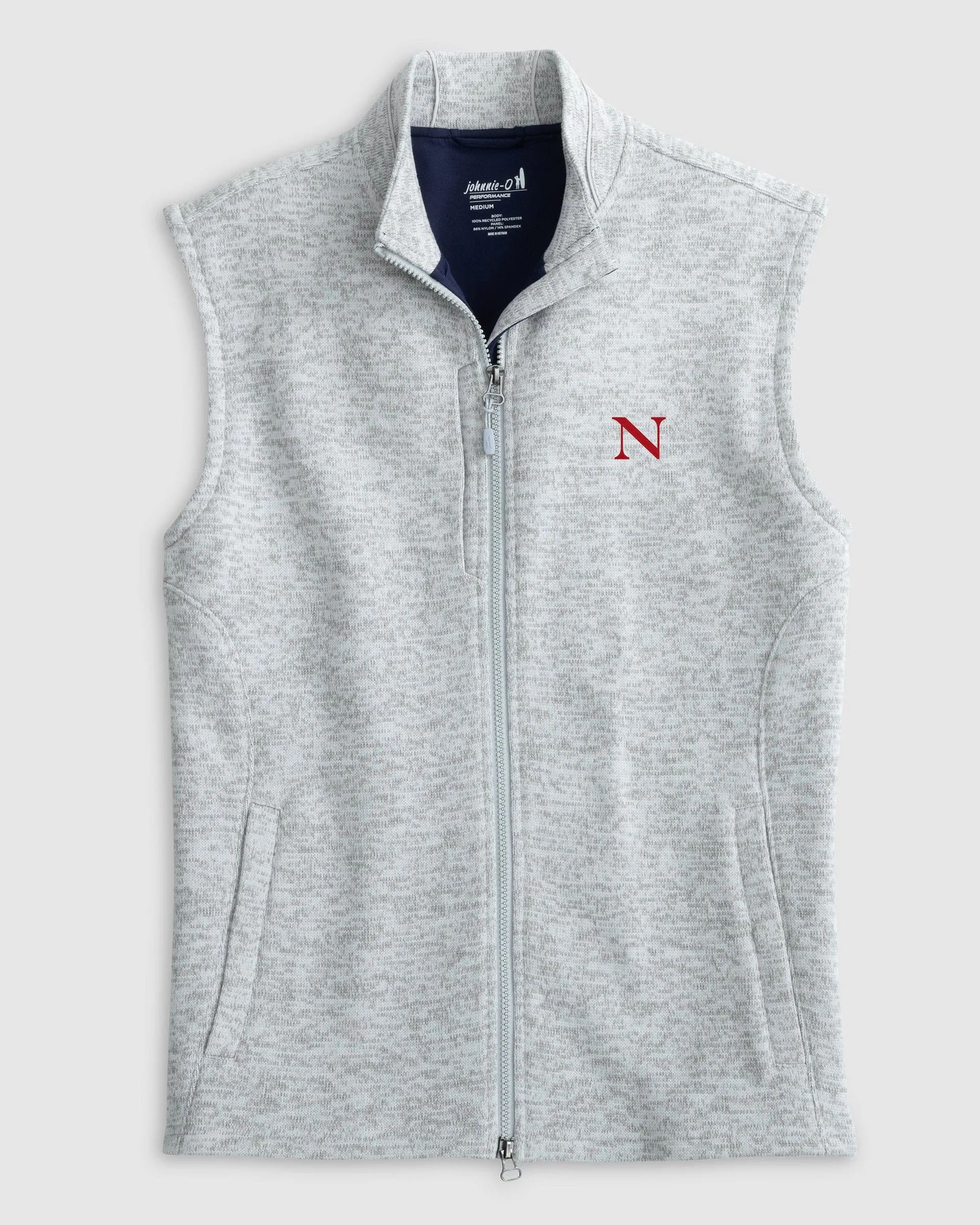 Northeastern Denalis Performance Fleece Vest sold by Johnnie-O product image thumbnail 2
