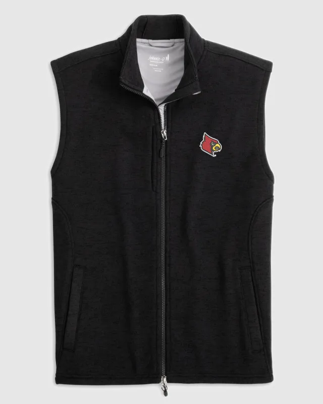 Louisville Denalis Performance Fleece Vest sold by Johnnie-O