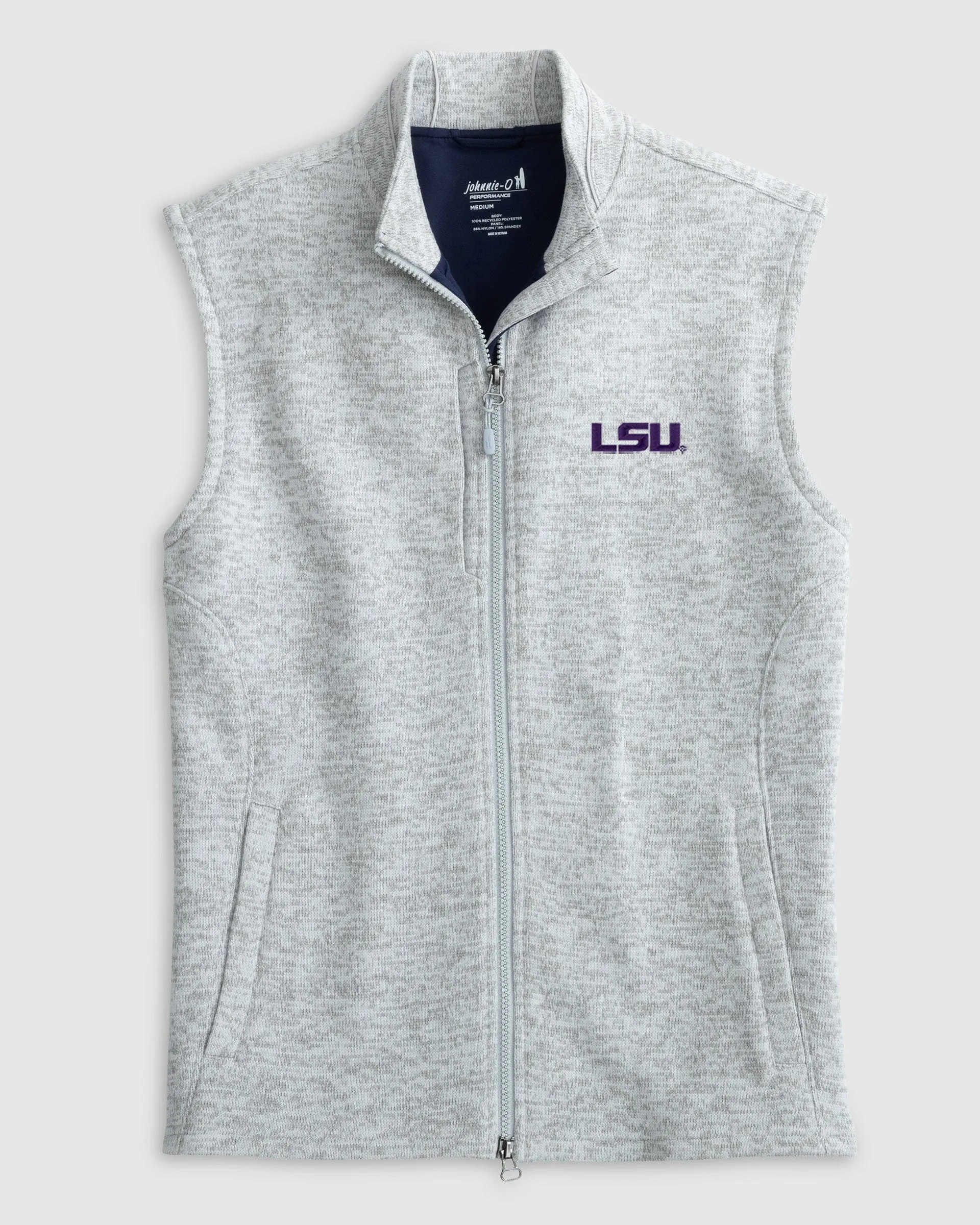 Louisiana State Denalis Performance Fleece Vest sold by Johnnie-O product image thumbnail 2