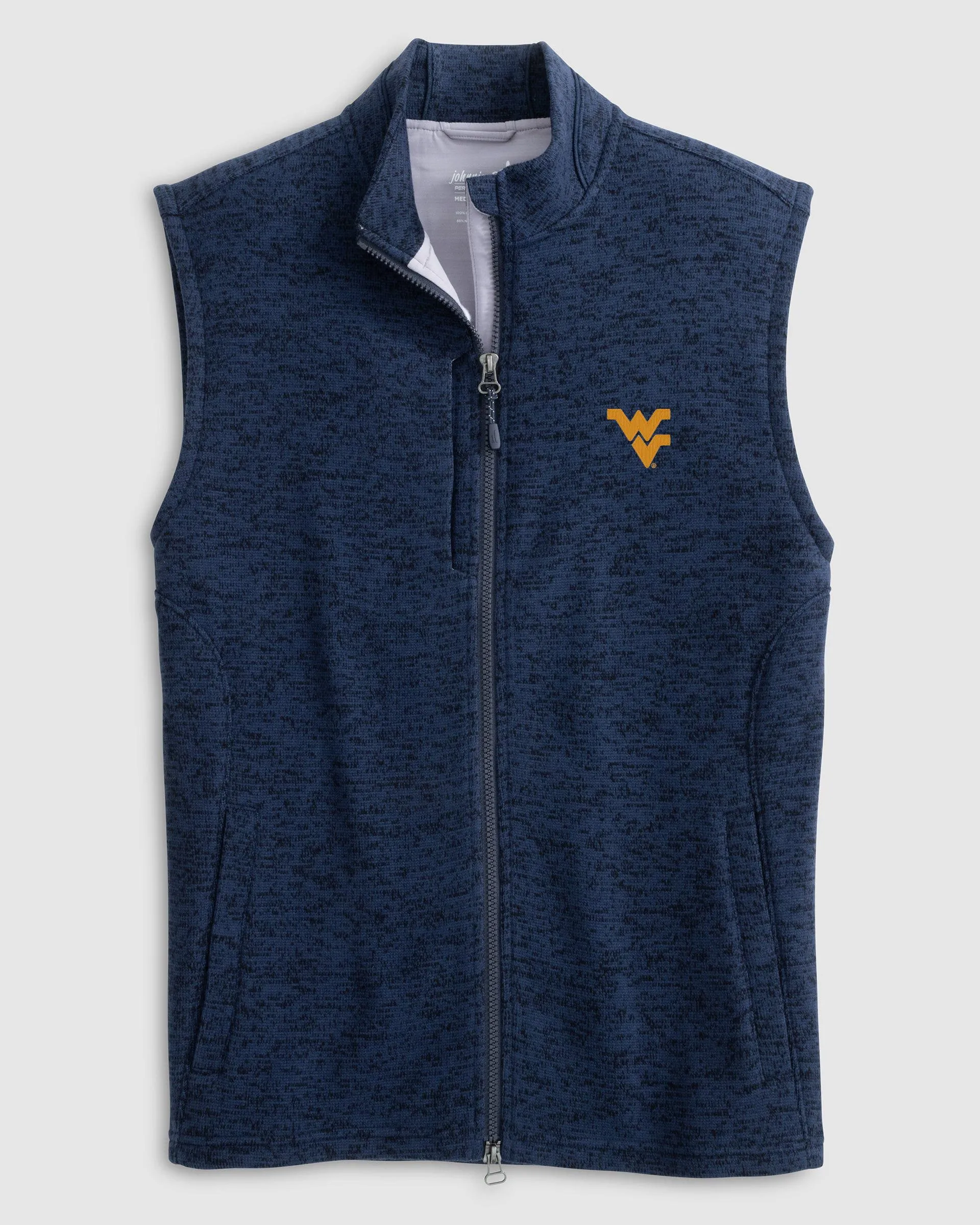 West Virginia Denalis Performance Fleece Vest sold by Johnnie-O product image thumbnail 2