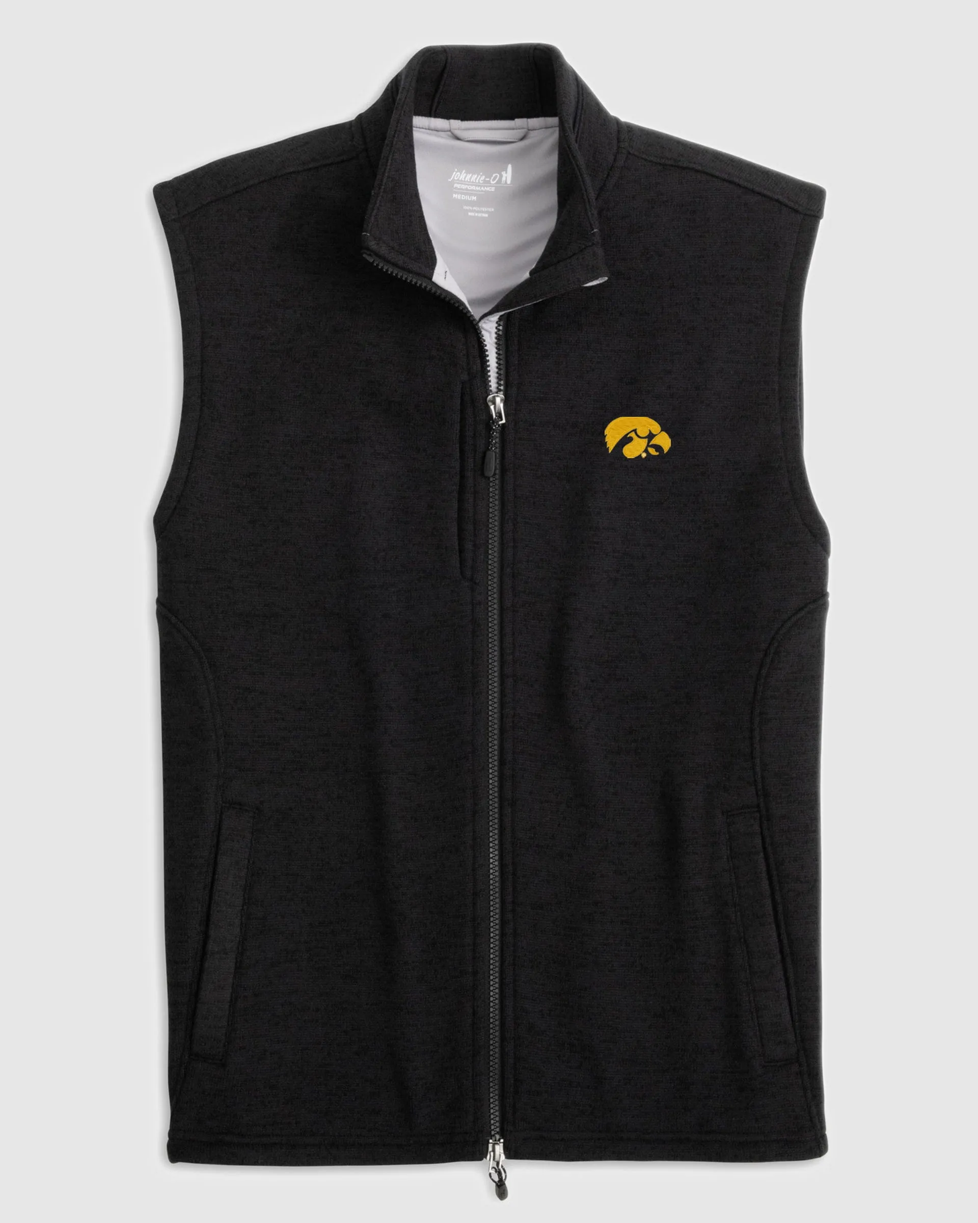 Iowa Denalis Performance Fleece Vest sold by Johnnie-O