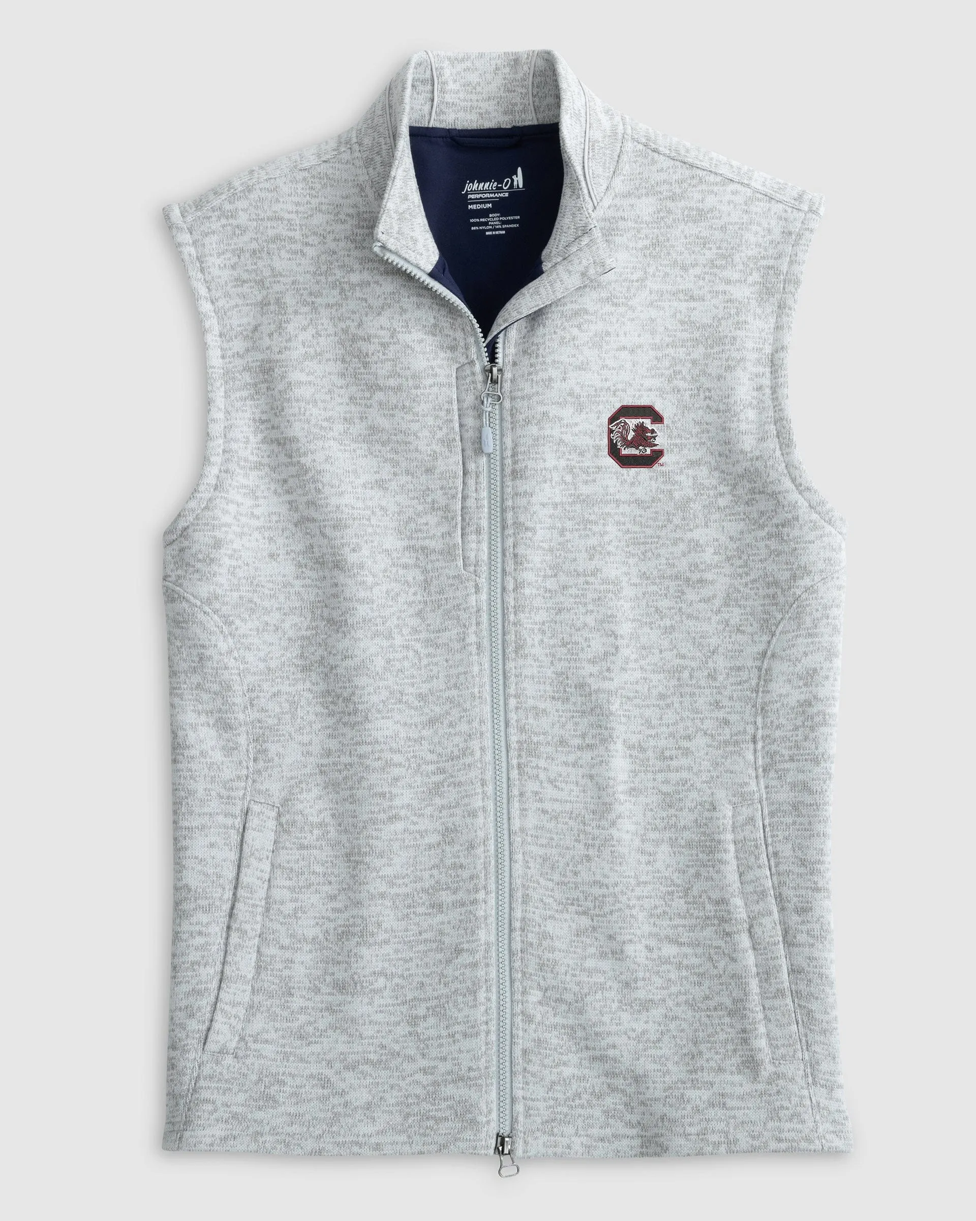 South Carolina Denalis Performance Fleece Vest sold by Johnnie-O product image thumbnail 2