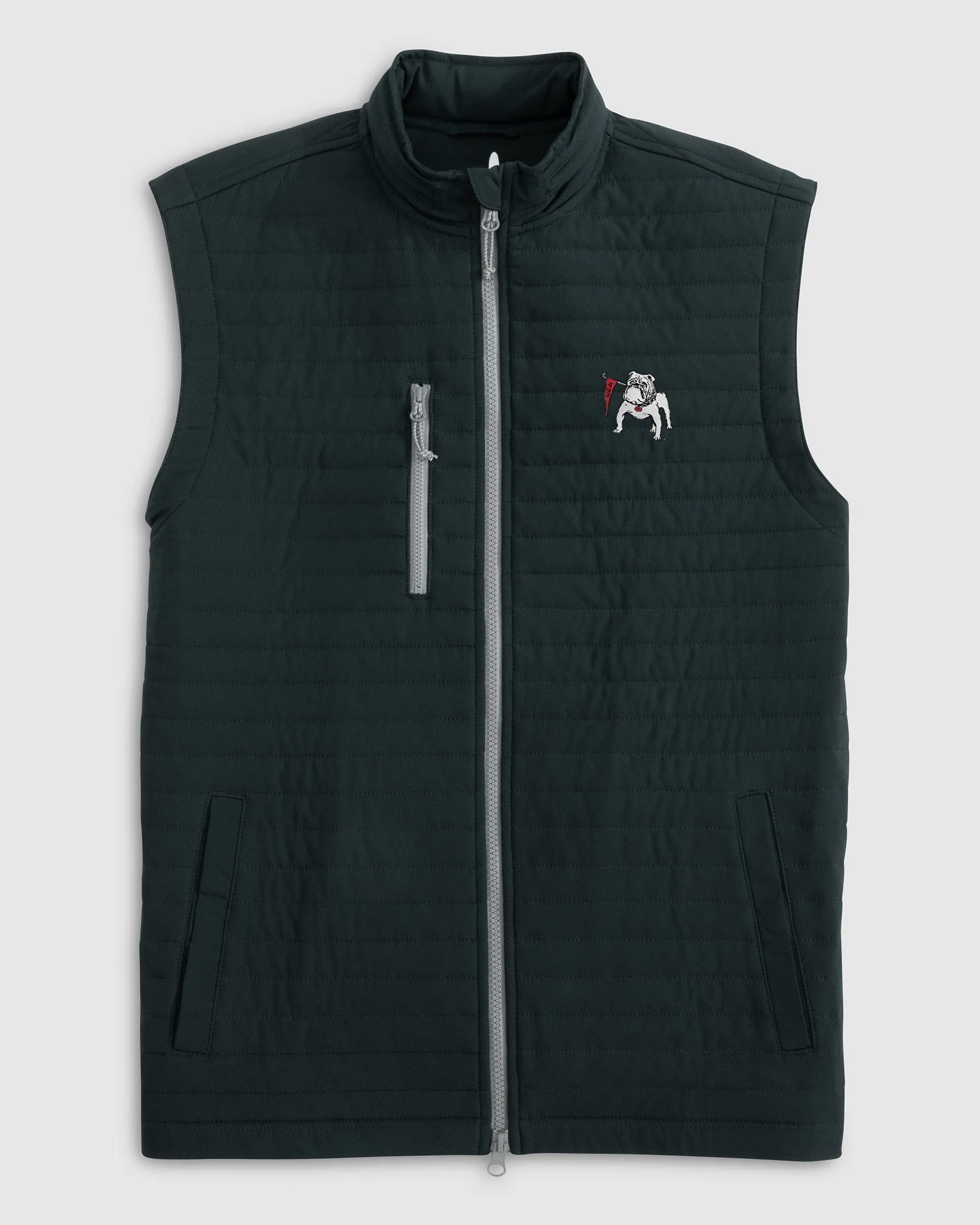 Georgia Crosswind Quilted Performance Vest - Vault Logo sold by Johnnie-O