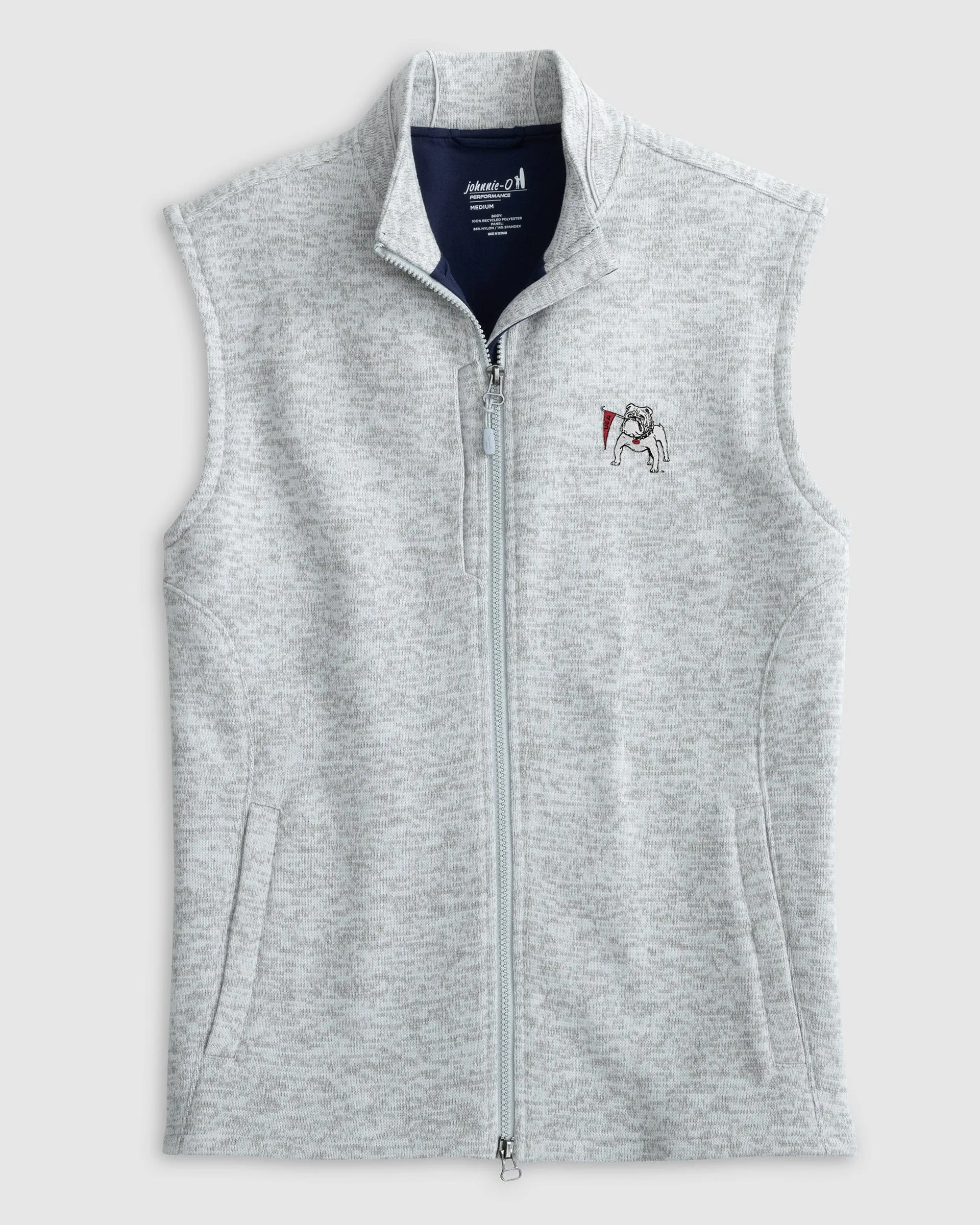 Georgia Denalis Performance Fleece Vest - Vault Logo sold by Johnnie-O