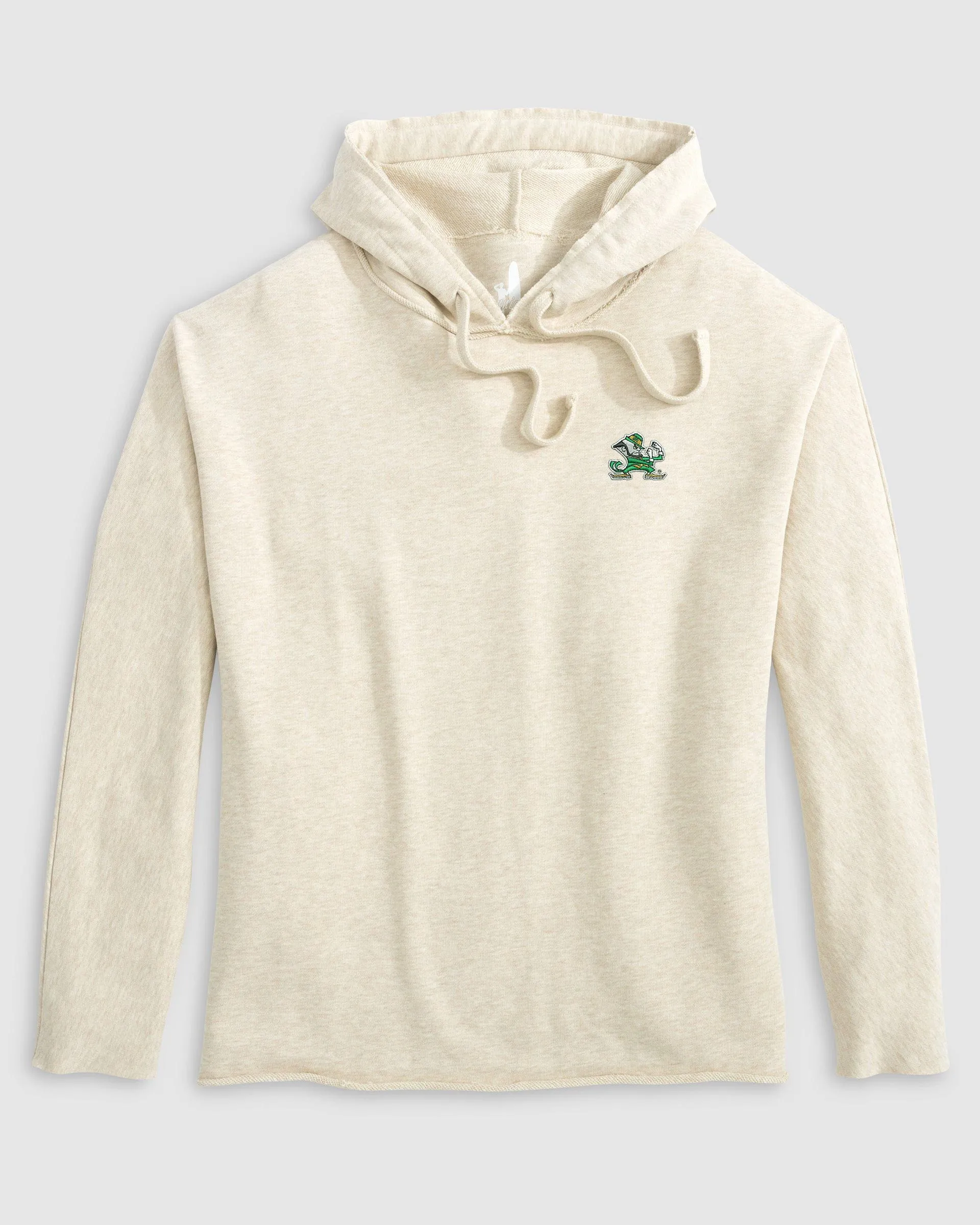 Women's Notre Dame Kelli Pullover Hoodie - Leprechaun Logo sold by Johnnie-O