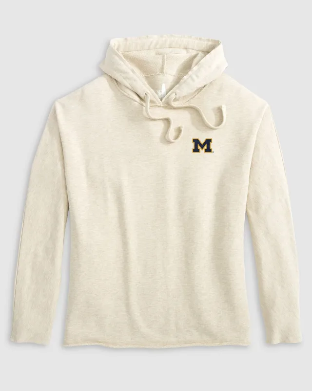 Women's Michigan Kelli Pullover Hoodie sold by Johnnie-O