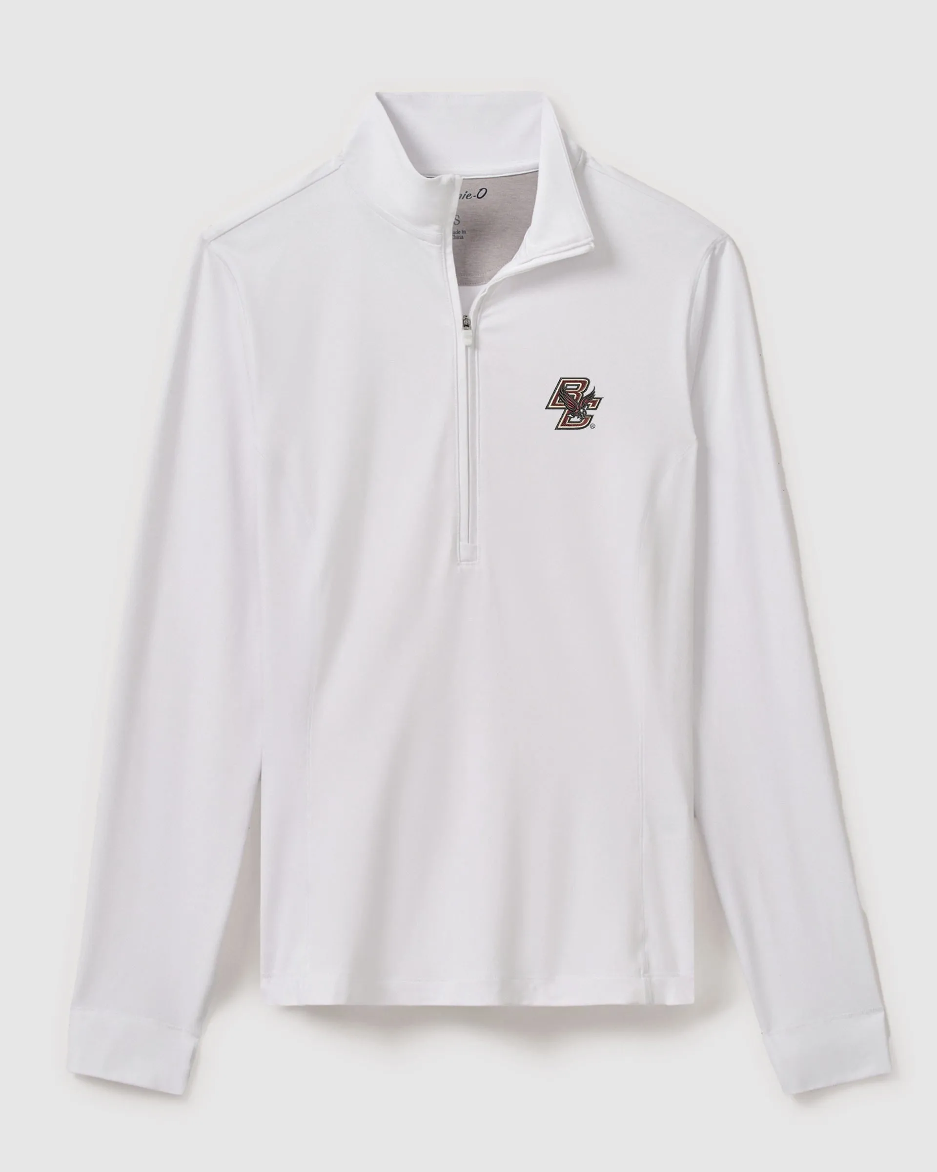 Women's Boston College Susie Performance 1/4 Zip sold by Johnnie-O