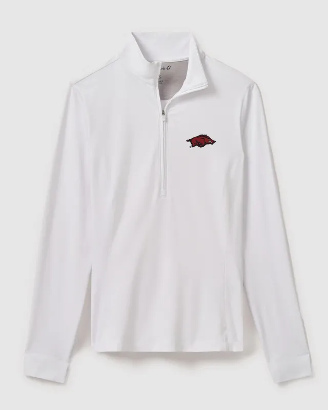 Women's Arkansas Susie Performance 1/4 Zip sold by Johnnie-O