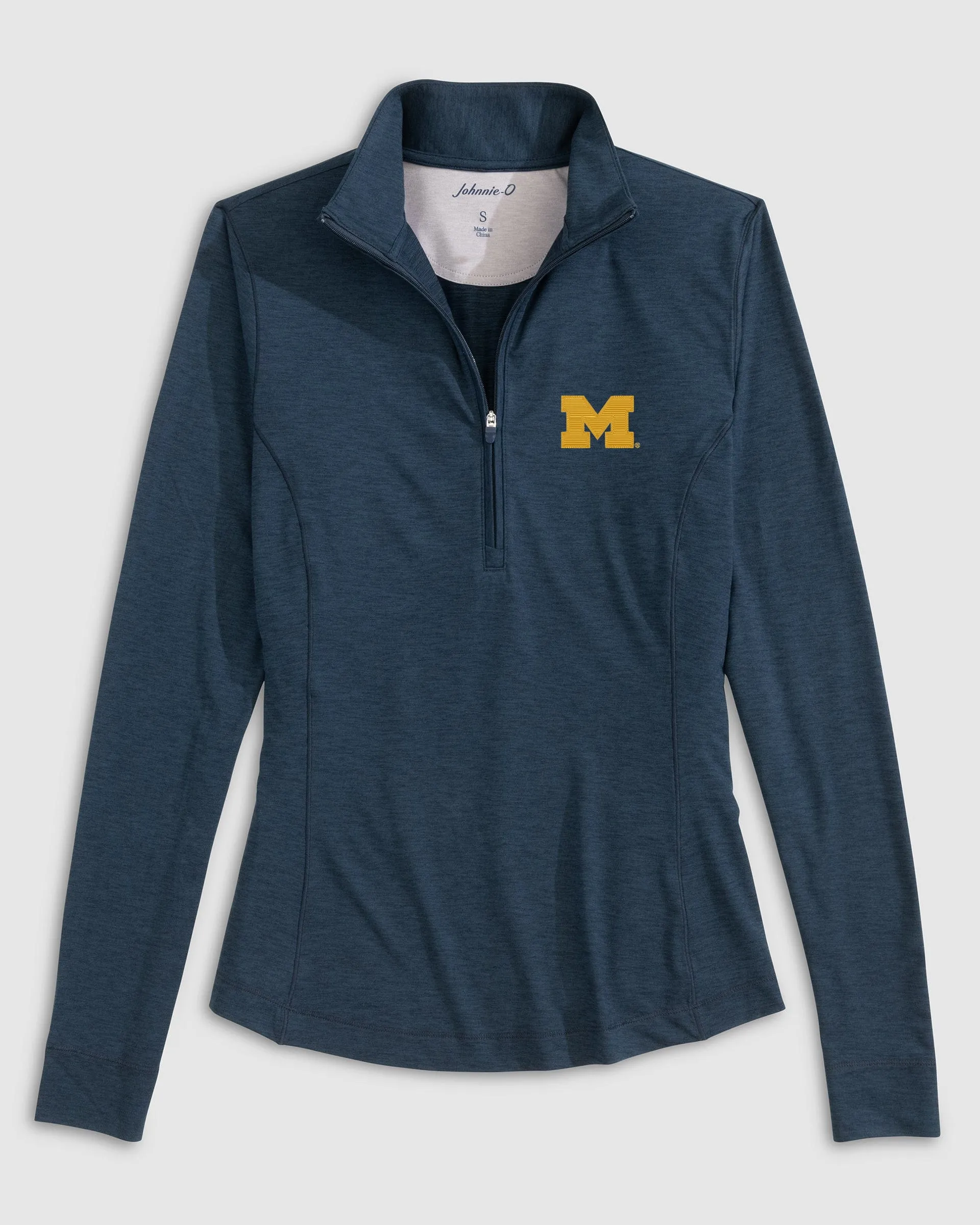Women's Michigan Susie Performance 1/4 Zip sold by Johnnie-O