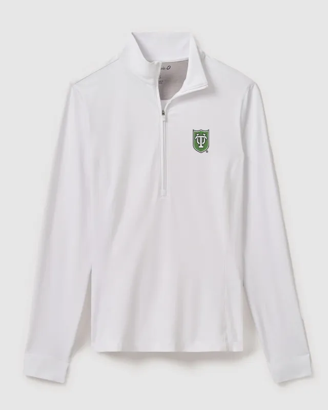 Women's Tulane Susie Performance 1/4 Zip sold by Johnnie-O