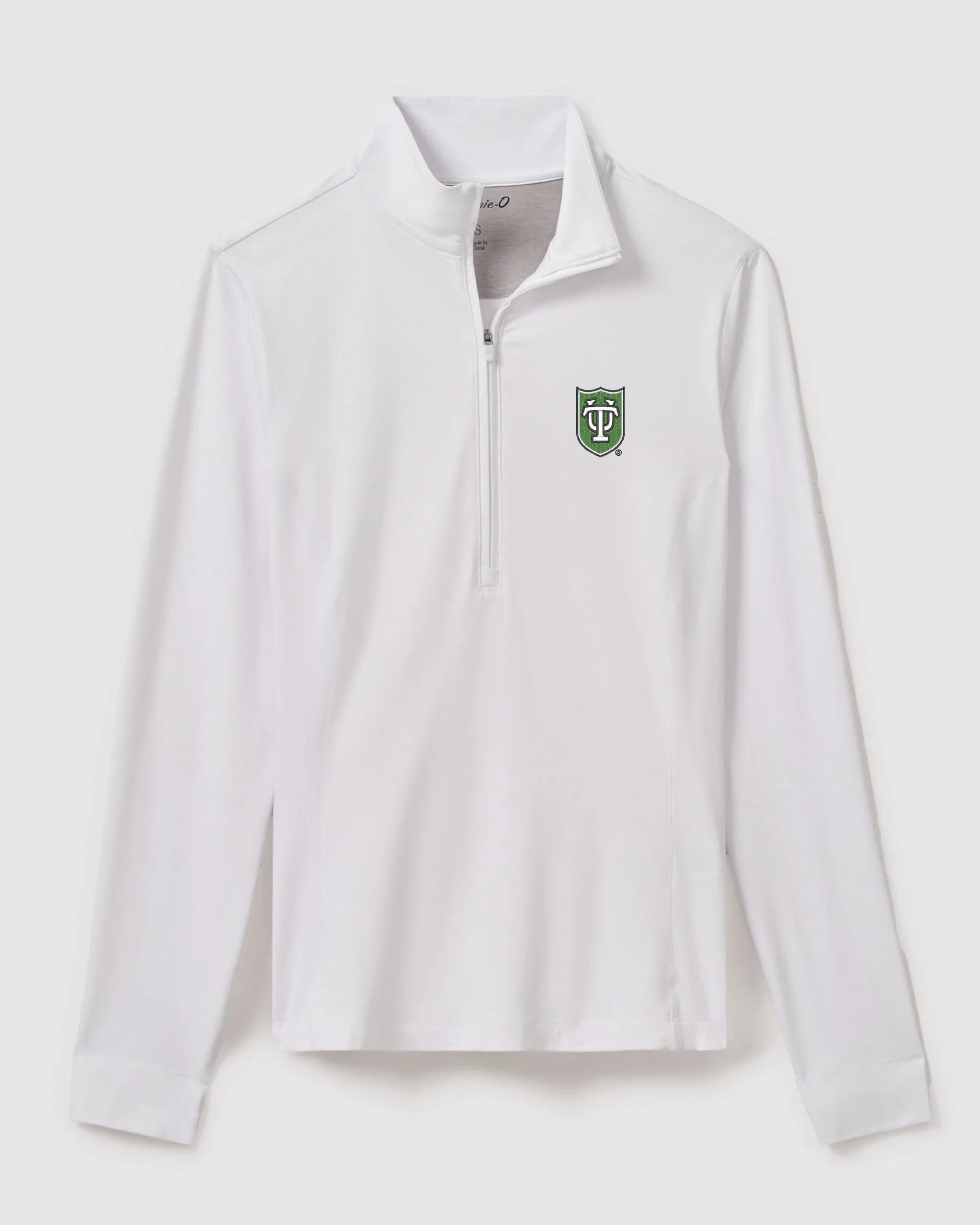 Women's Tulane Susie Performance 1/4 Zip sold by Johnnie-O