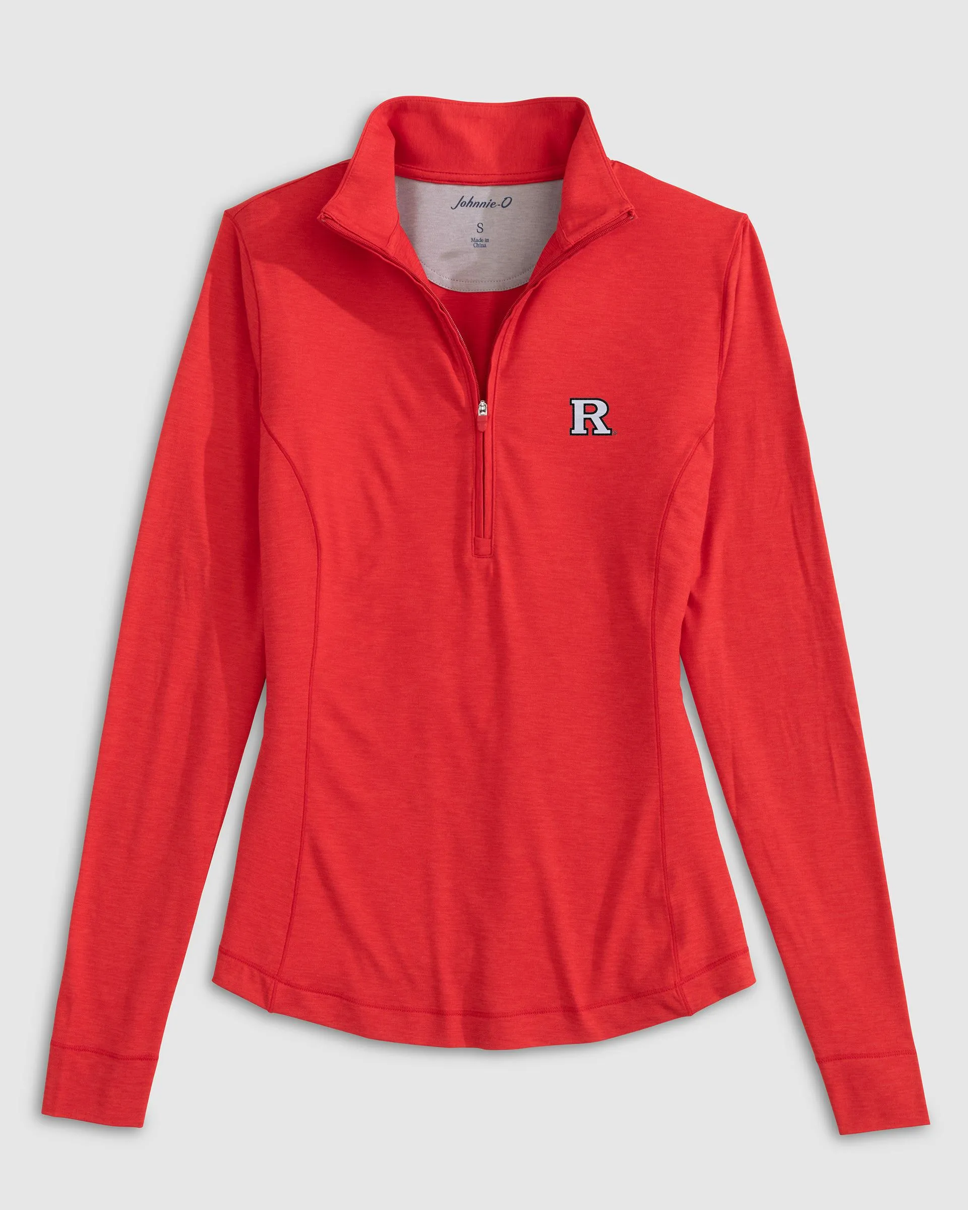 Women's Rutgers Susie Performance 1/4 Zip sold by Johnnie-O
