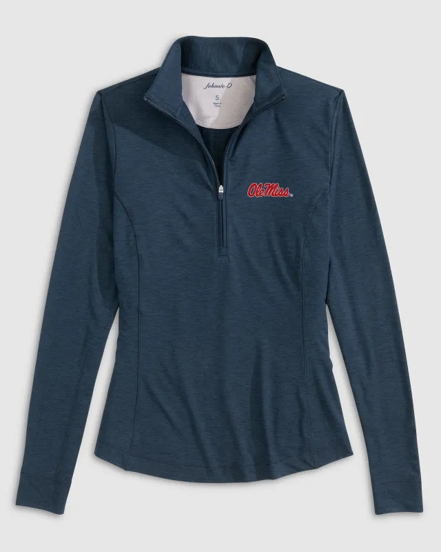 Women's Ole Miss Susie Performance 1/4 Zip sold by Johnnie-O