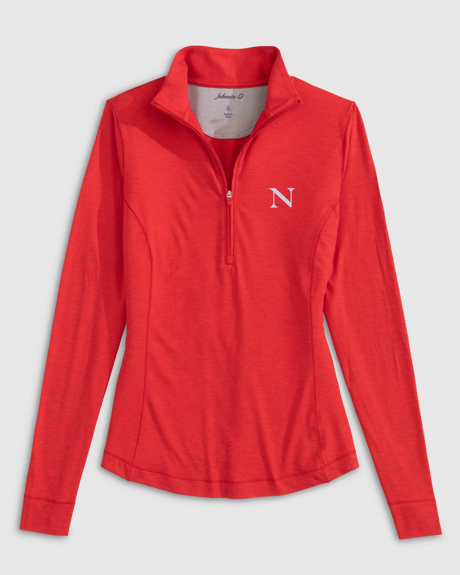 Women's Northeastern Susie Performance 1/4 Zip sold by Johnnie-O
