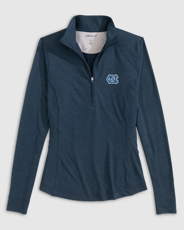 Women's North Carolina Susie Performance 1/4 Zip sold by Johnnie-O