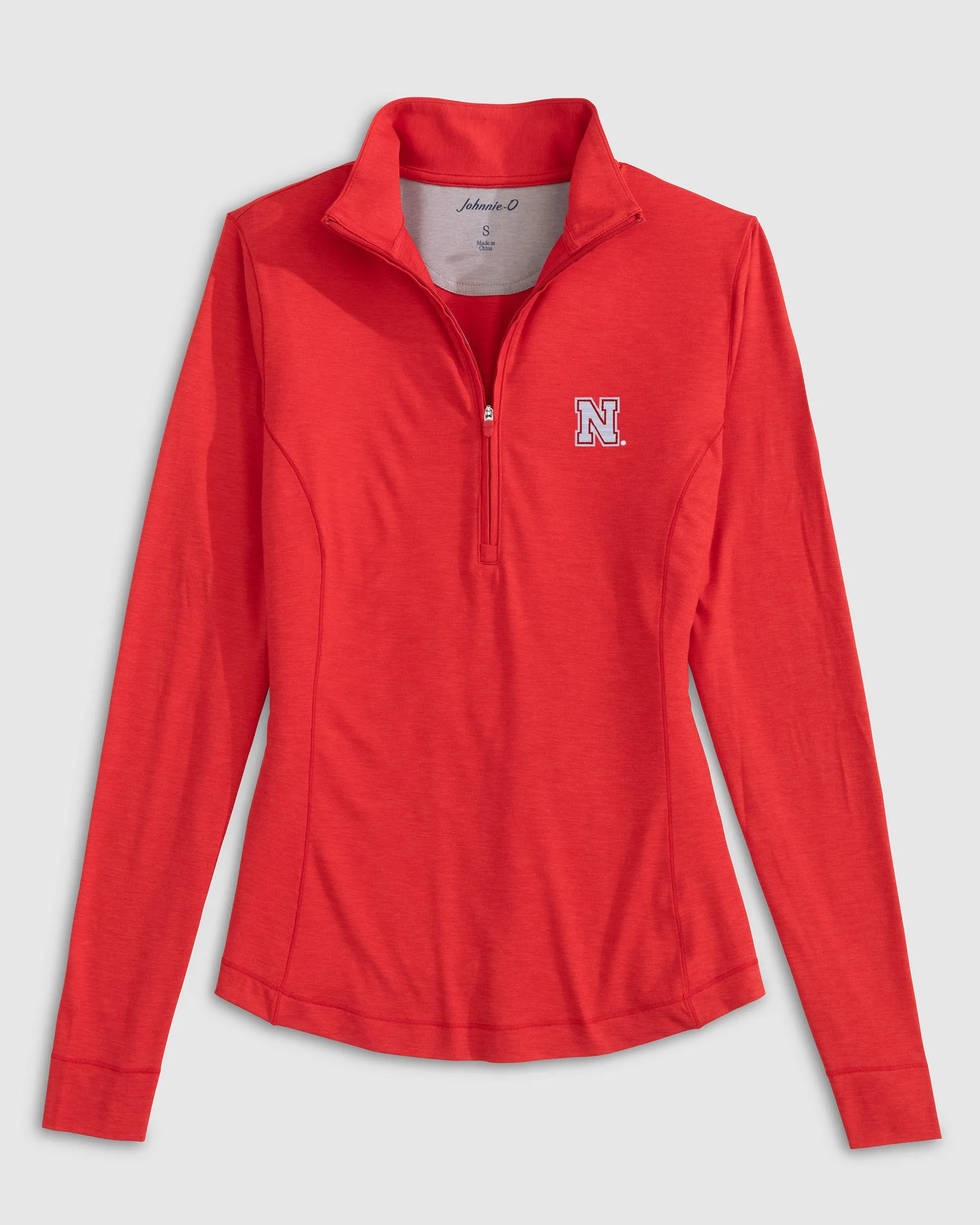 Women's Nebraska Susie Performance 1/4 Zip sold by Johnnie-O