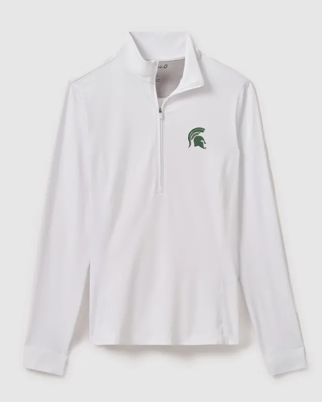 Women's Michigan State Susie Performance 1/4 Zip sold by Johnnie-O